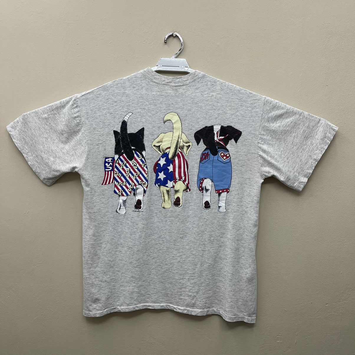 Beauty Beast × Vintage Vintage 90s Usa Flag Puppy Dog Size US XL / EU 56 / 4 - 3 Thumbnail