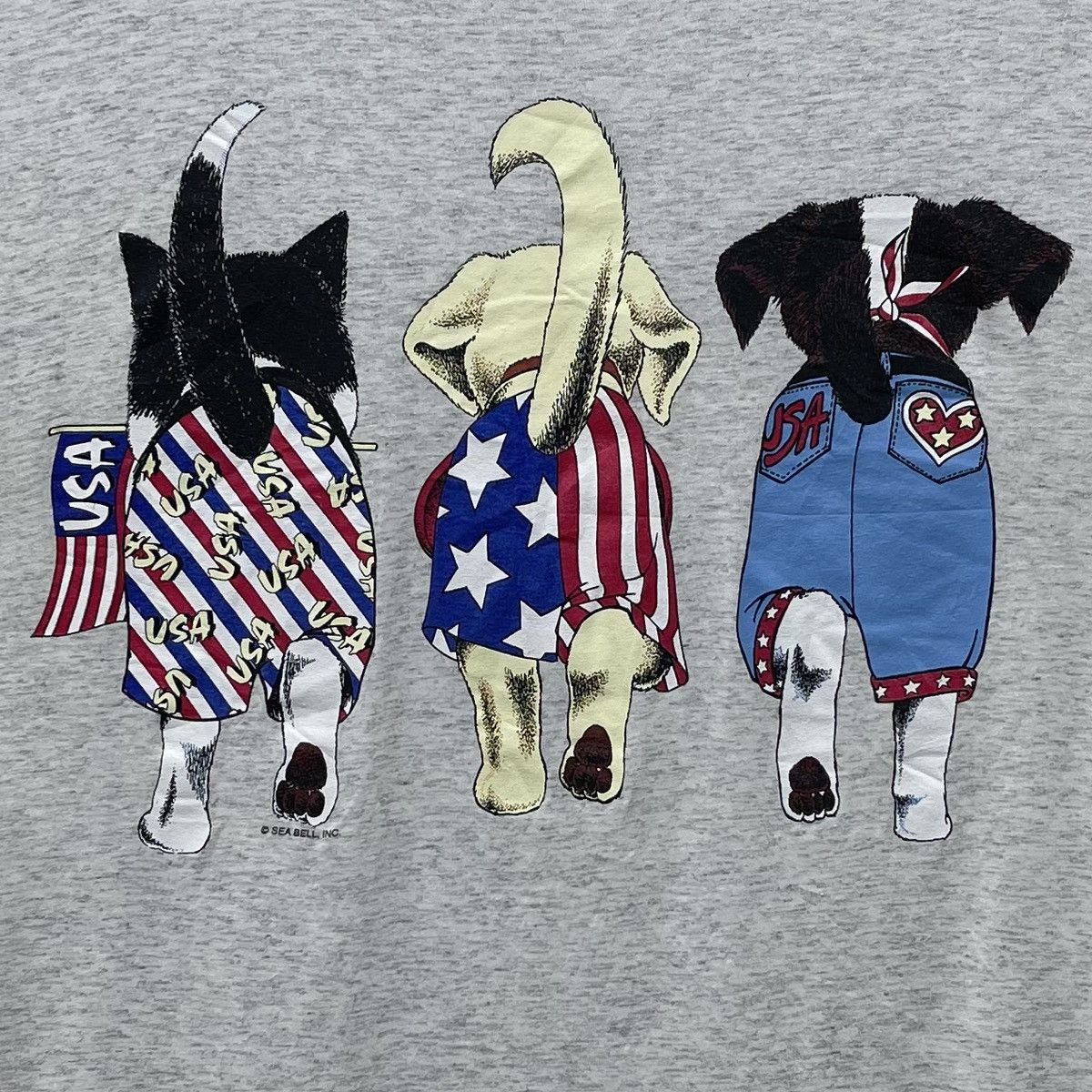 Beauty Beast × Vintage Vintage 90s Usa Flag Puppy Dog Size US XL / EU 56 / 4 - 4 Thumbnail