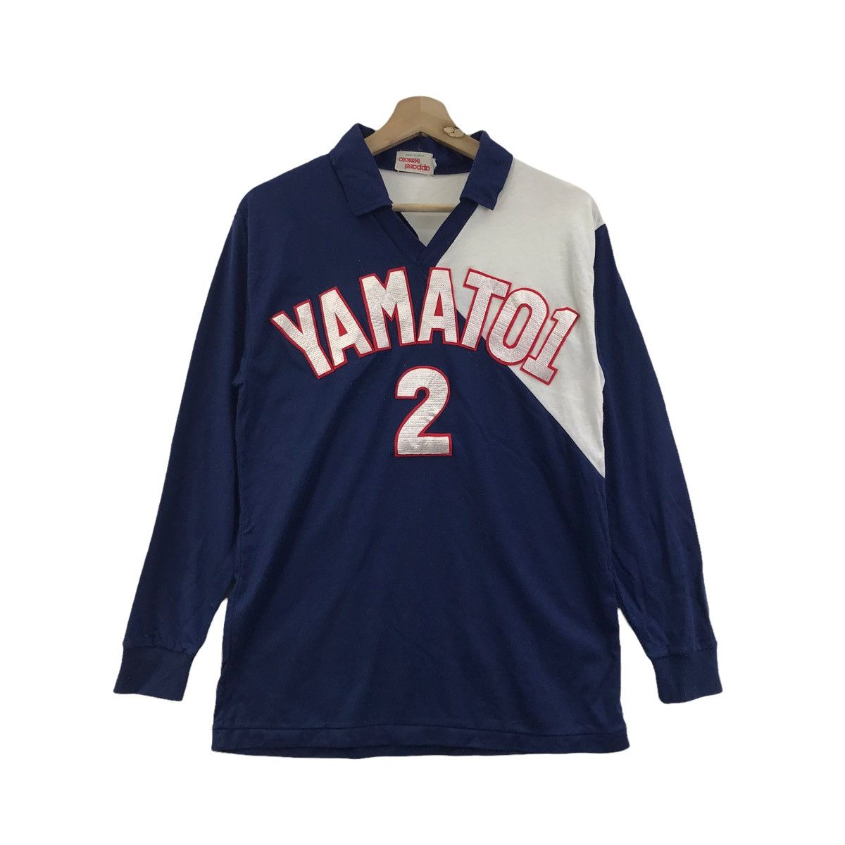 Vintage APPAREL NEMOTO YAMATO1 2 Japan Long Sleeve Shirt Sport Size US S / EU 44-46 / 1 - 1 Thumbnail