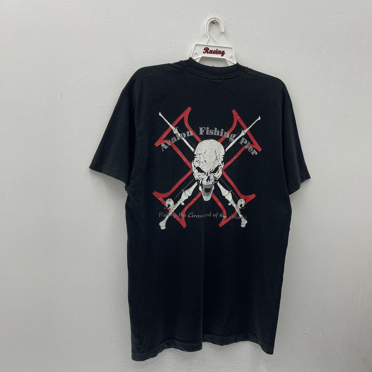 Vintage Vintage 90s T-Shirt Avalon Fishing Fier Nice Design Size US L / EU 52-54 / 3 - 8 Thumbnail