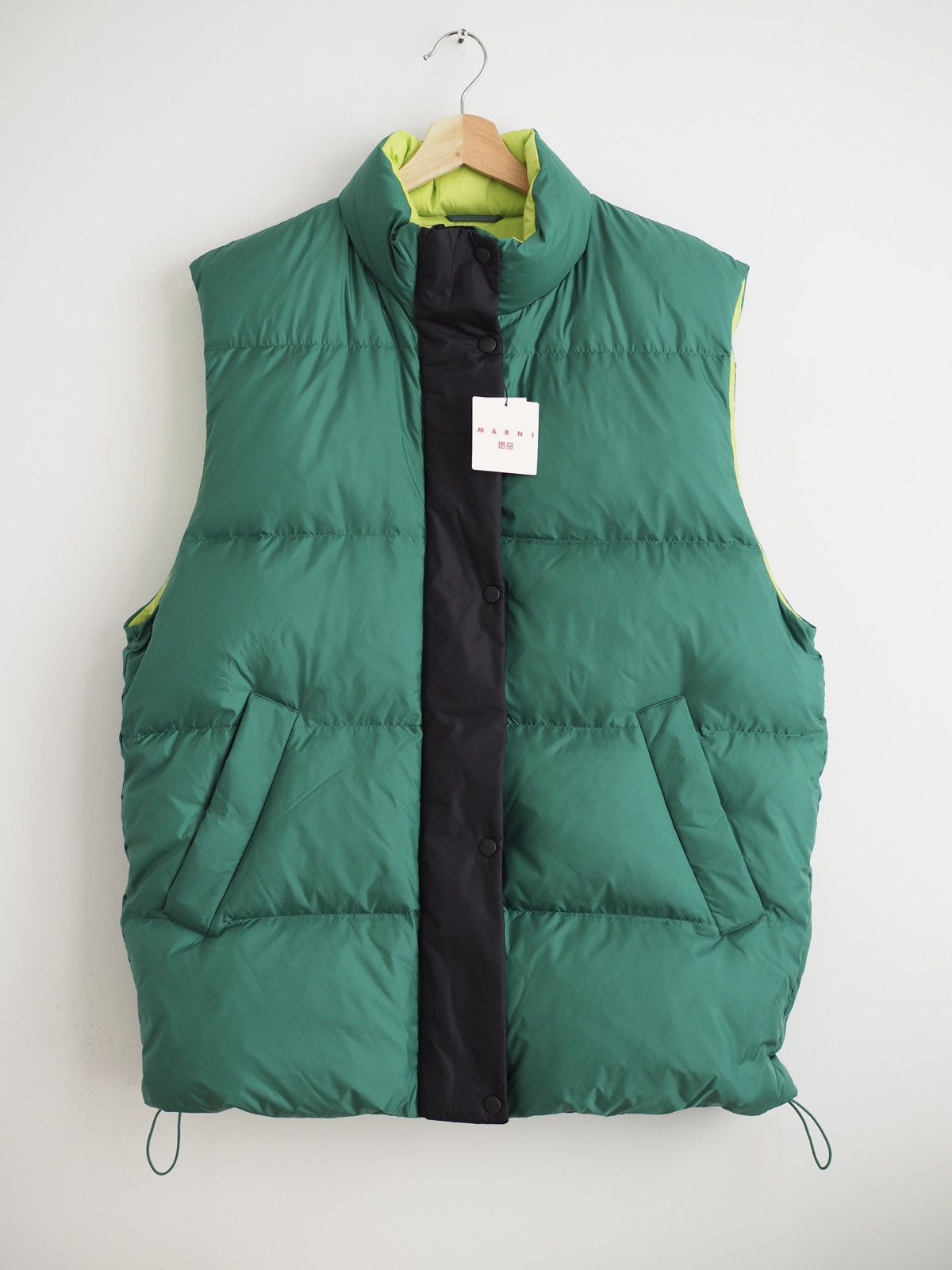 Marni oversized popular down vest uniqlo jacket size large