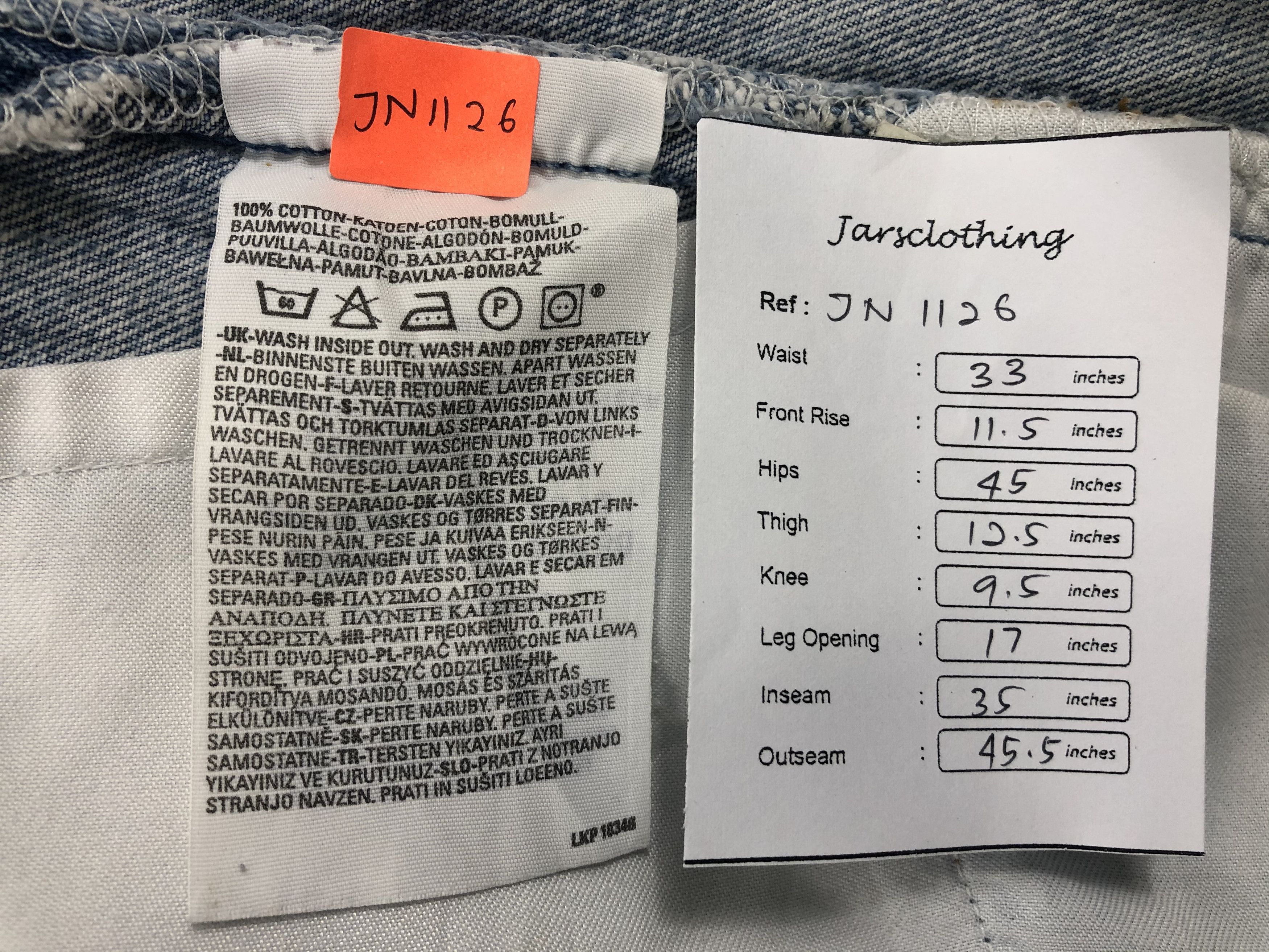 Levi's Light Wash Vintage Levi's 501 Jeans 33x35 Denim -JN1126 Size US 33 - 8 Thumbnail