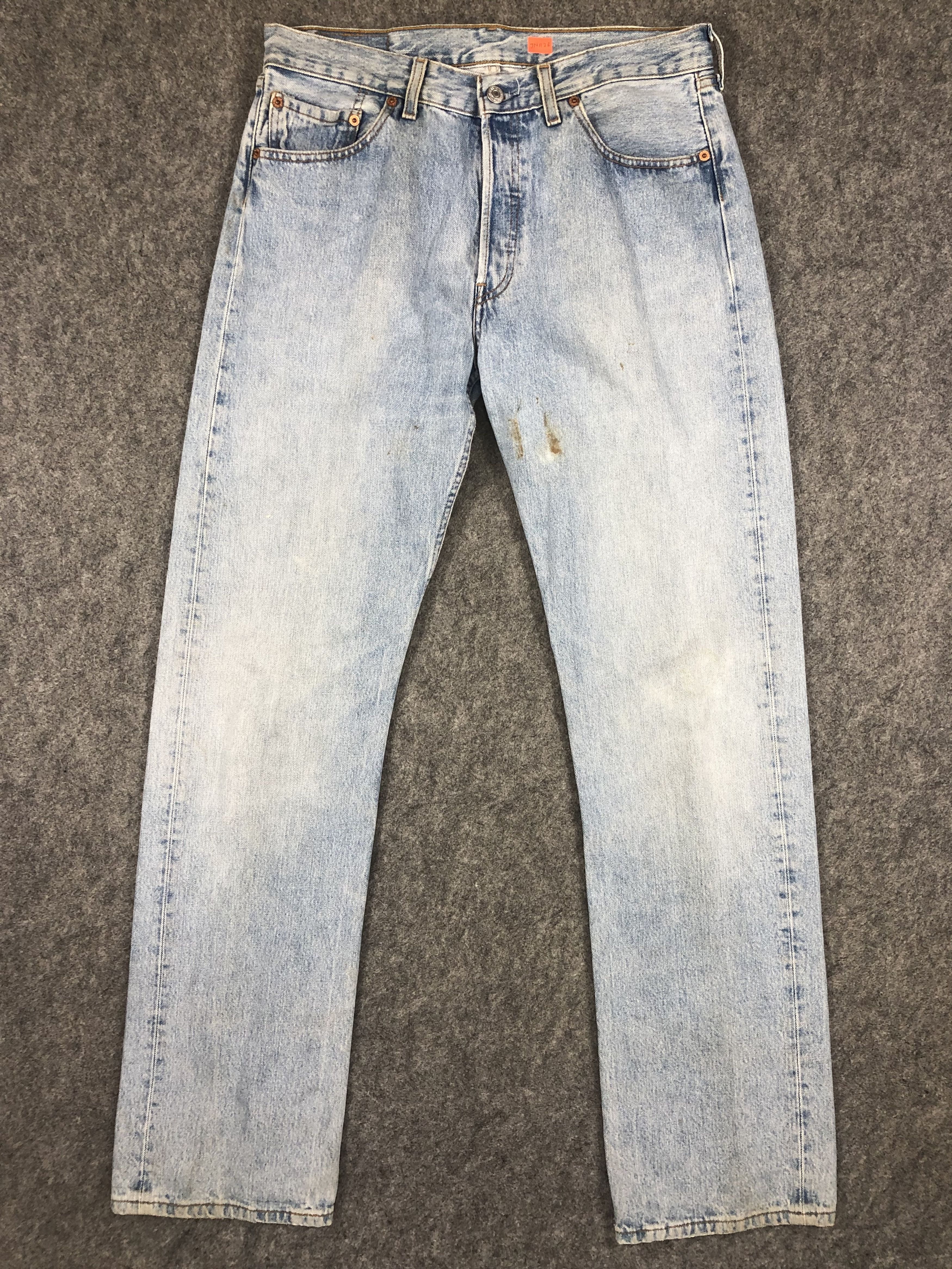 Levi's Light Wash Vintage Levi's 501 Jeans 33x35 Denim -JN1126 Size US 33 - 1 Thumbnail