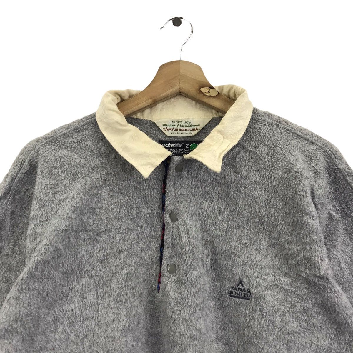 Vintage Vintage TARAS BOULBA ASICS Japan Retro Sherpa Sweatshirt Size US L / EU 52-54 / 3 - 2 Thumbnail