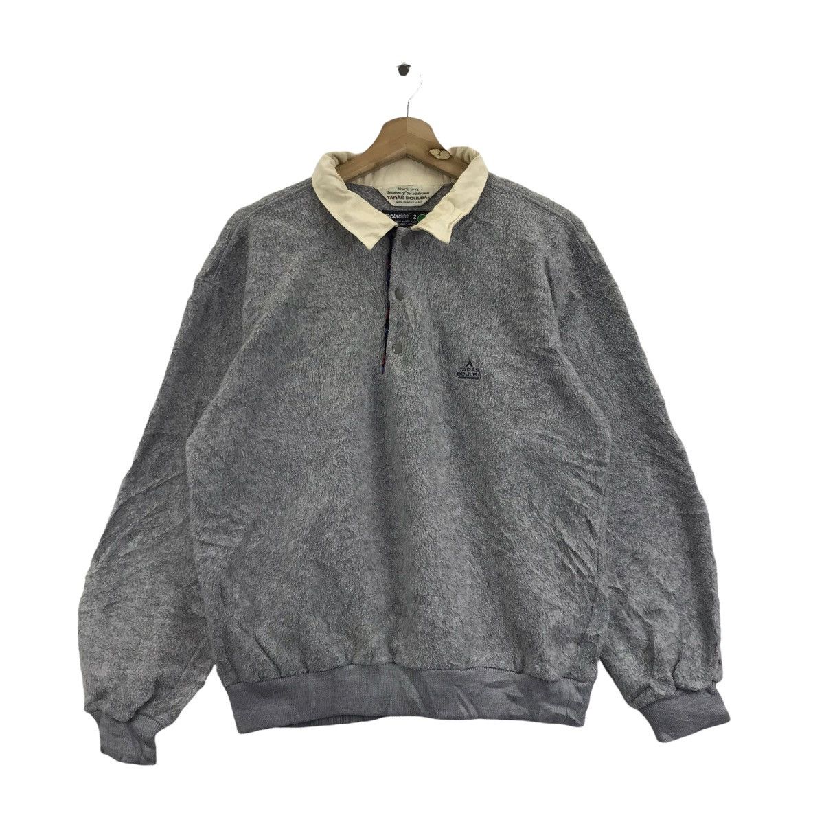 Vintage Vintage TARAS BOULBA ASICS Japan Retro Sherpa Sweatshirt Size US L / EU 52-54 / 3 - 1 Thumbnail