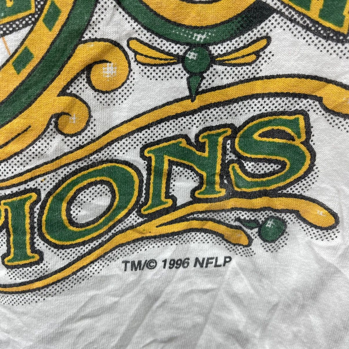 NFL Vintage Green Bay Packers T-Shirt Single Stitch Large Size US L / EU 52-54 / 3 - 3 Thumbnail
