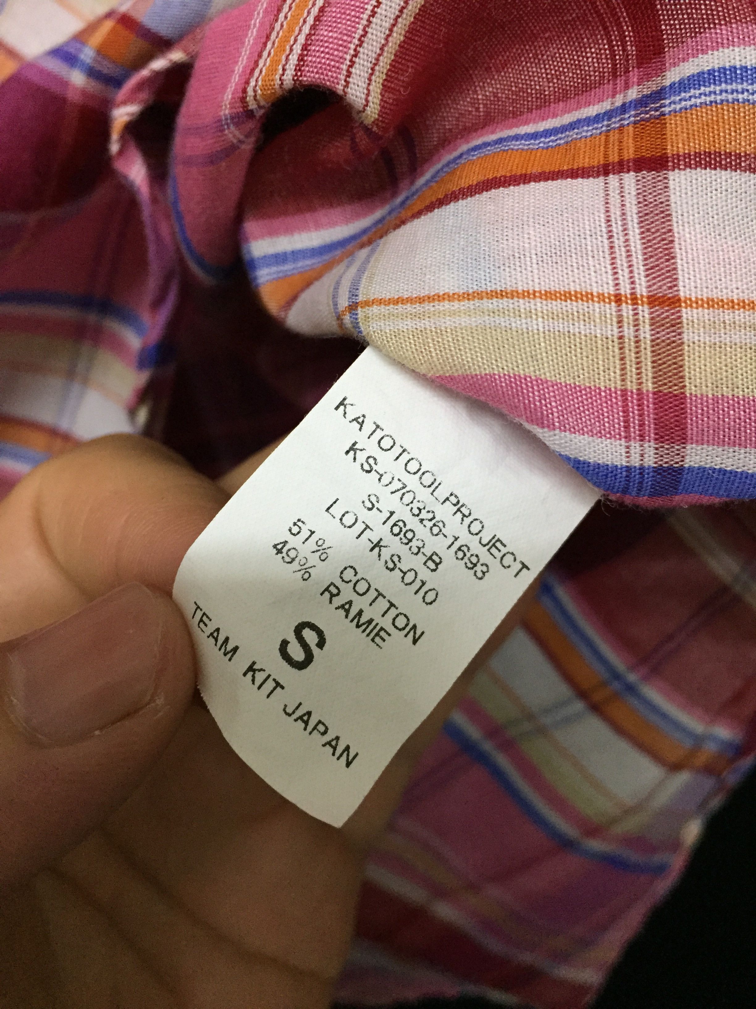 Hiroshi Kato × KATO Kato Check Half Button Lix Linen shirt kapital Size US S / EU 44-46 / 1 - 10 Thumbnail