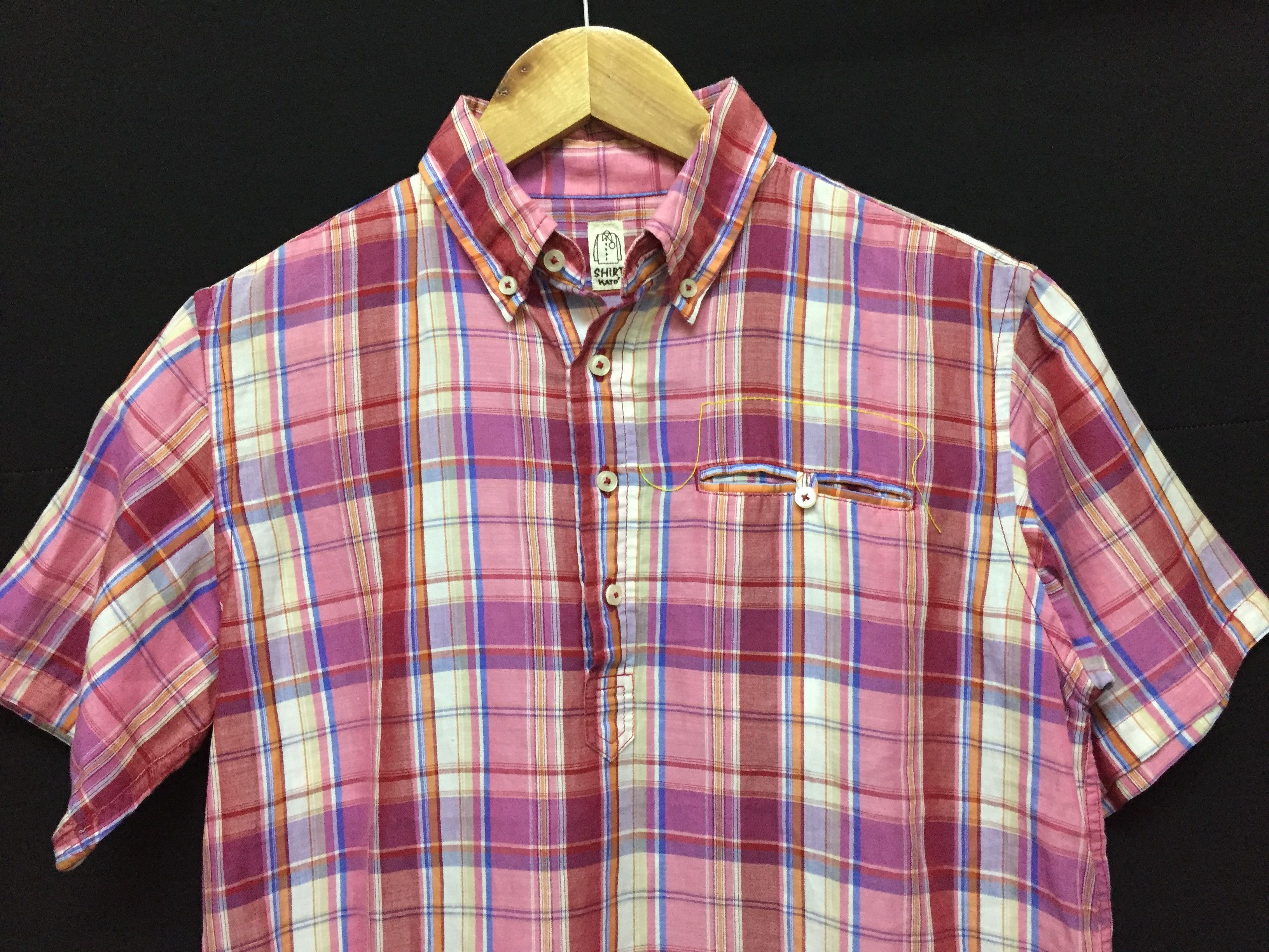Hiroshi Kato × KATO Kato Check Half Button Lix Linen shirt kapital Size US S / EU 44-46 / 1 - 3 Thumbnail