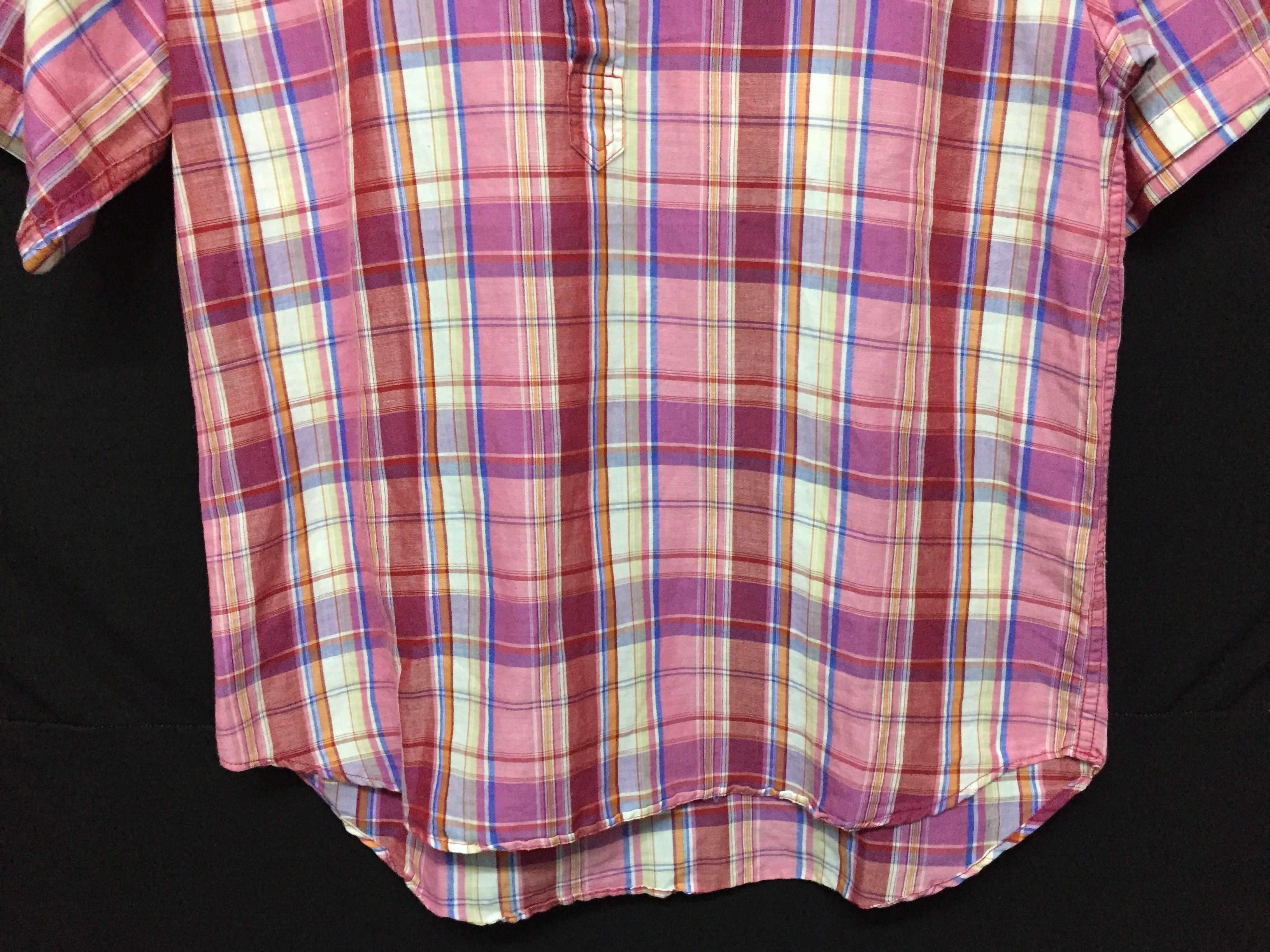 Hiroshi Kato × KATO Kato Check Half Button Lix Linen shirt kapital Size US S / EU 44-46 / 1 - 4 Thumbnail