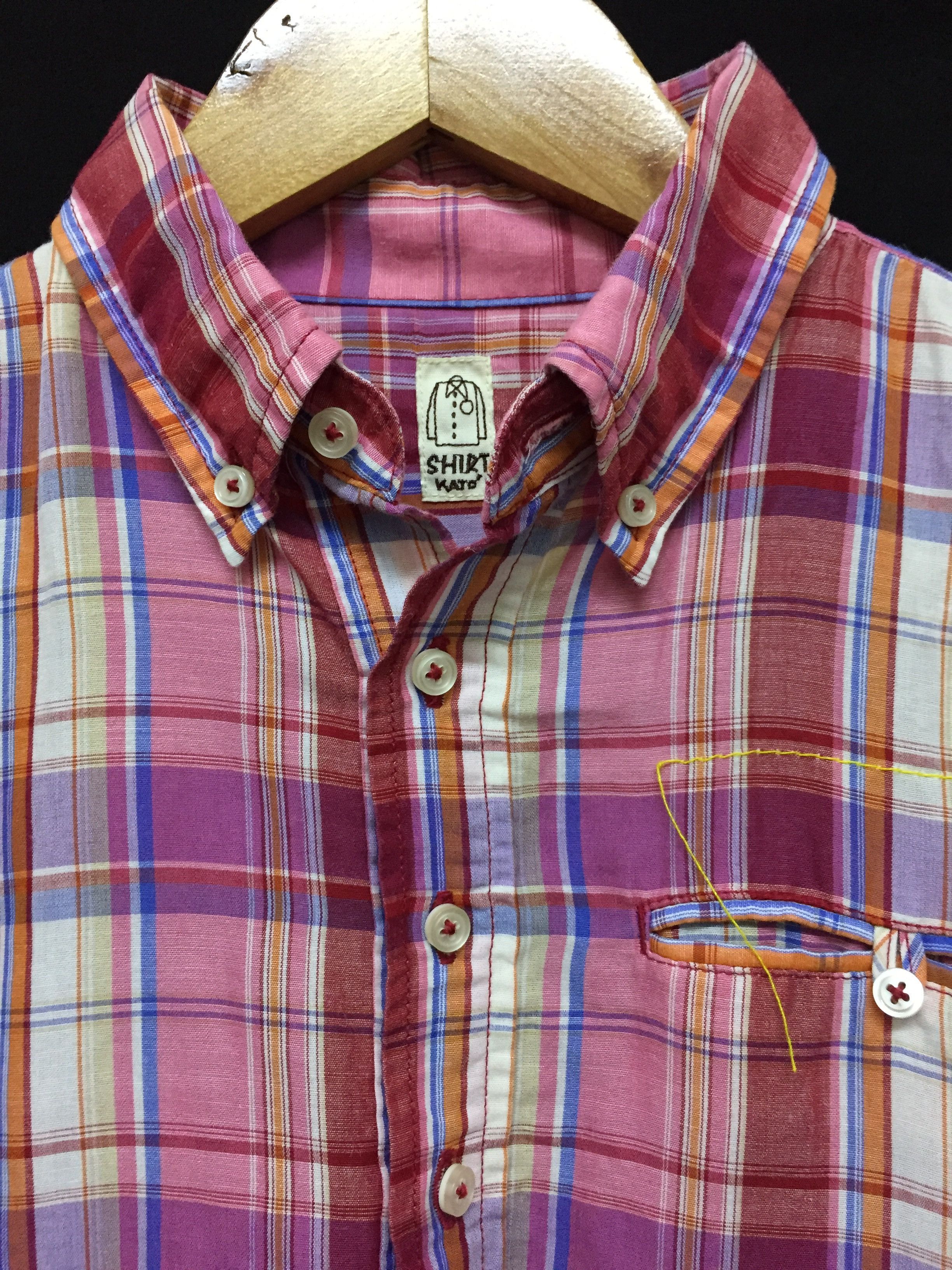 Hiroshi Kato × KATO Kato Check Half Button Lix Linen shirt kapital Size US S / EU 44-46 / 1 - 7 Thumbnail