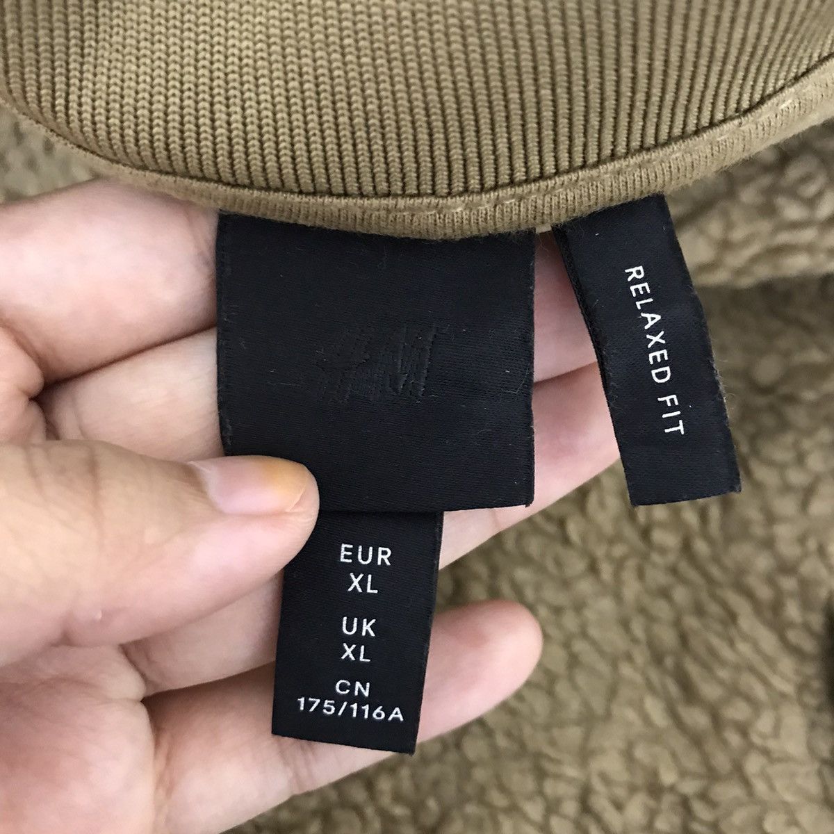 H&M H&M Japan Brand Pocket Deep Pile Fleece Retro Sherpa Jacket Size US XL / EU 56 / 4 - 3 Thumbnail
