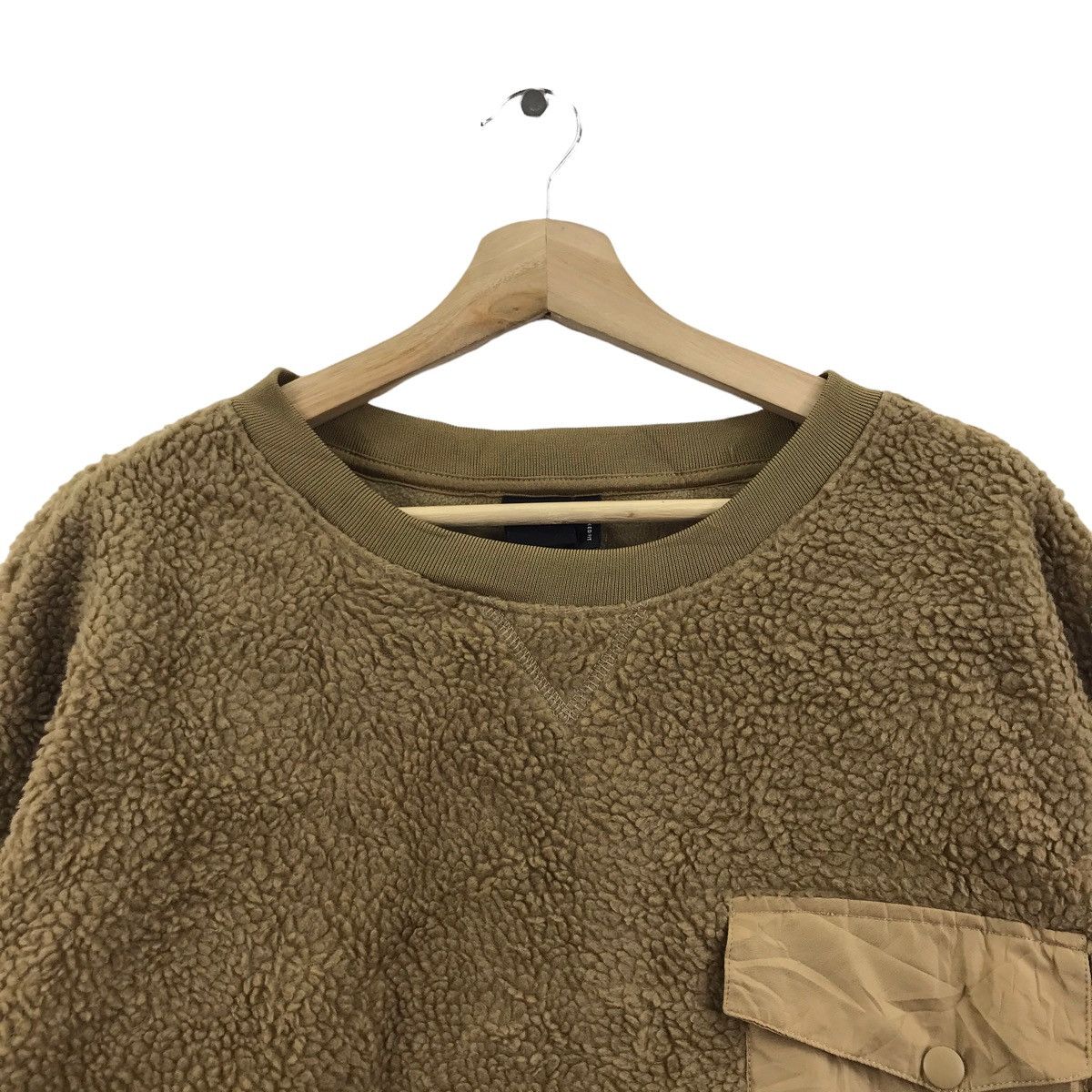 H&M H&M Japan Brand Pocket Deep Pile Fleece Retro Sherpa Jacket Size US XL / EU 56 / 4 - 2 Thumbnail