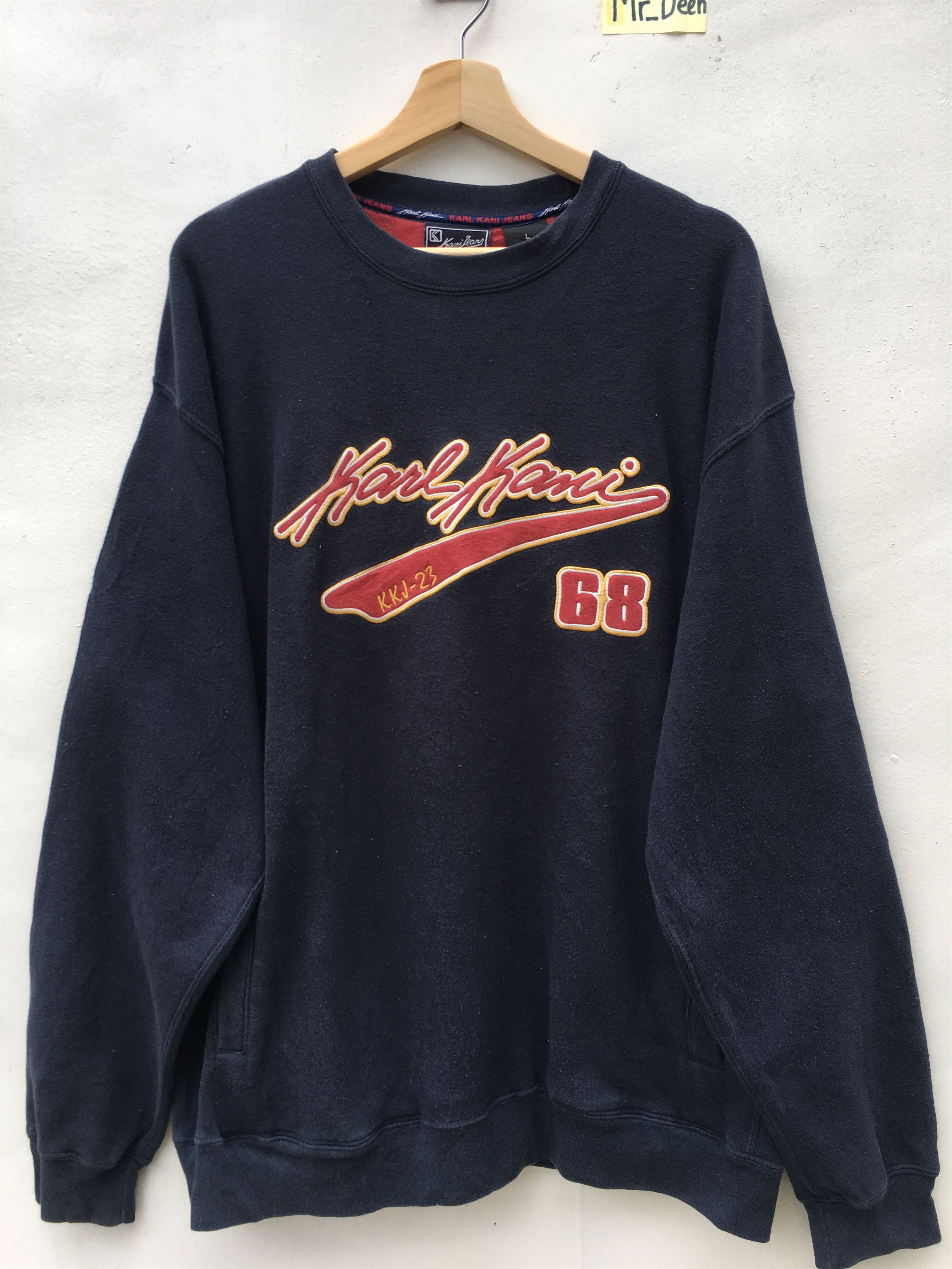 Karl Kani Vintage Karl Kani Sweatshirt Embroidery Big Logo Jumper Size US XL / EU 56 / 4 - 1 Thumbnail