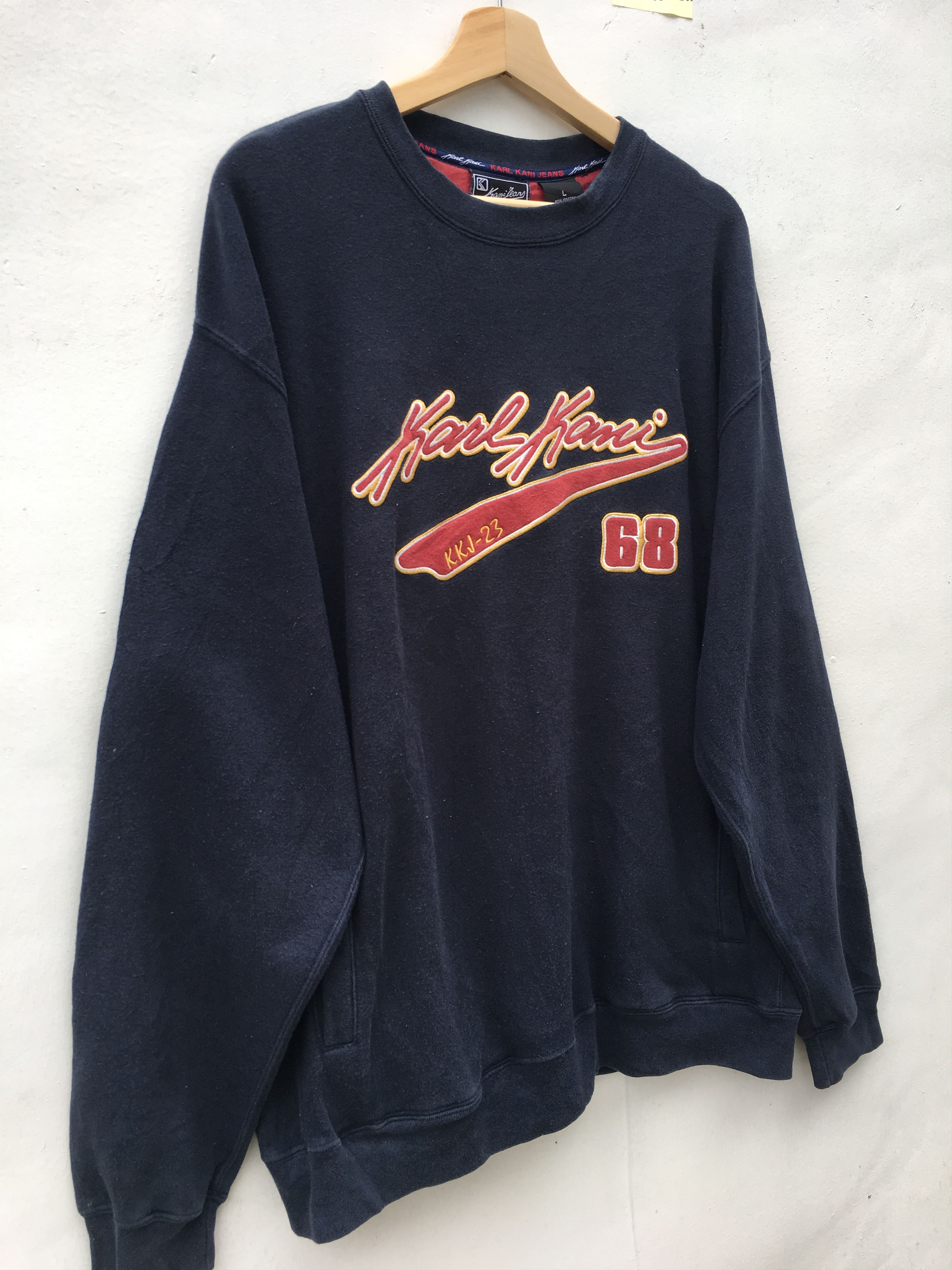 Karl Kani Vintage Karl Kani Sweatshirt Embroidery Big Logo Jumper Size US XL / EU 56 / 4 - 2 Thumbnail