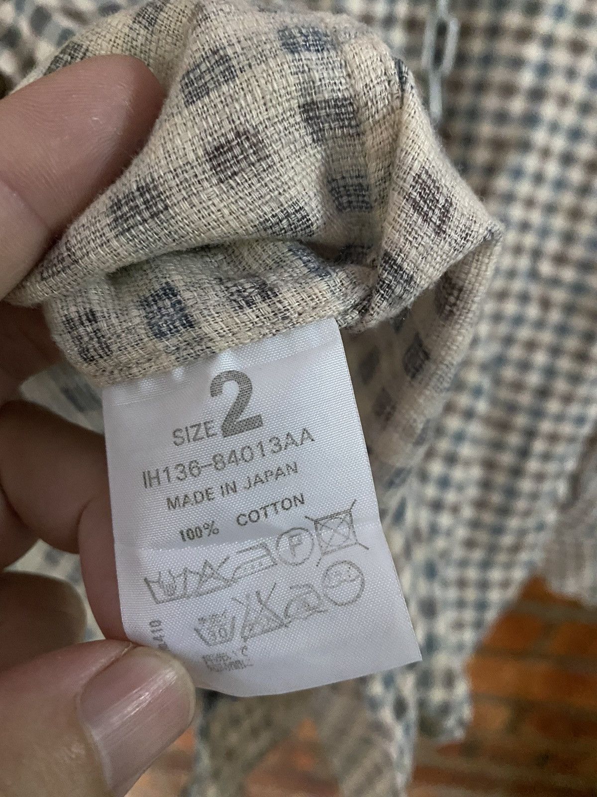 20471120 × Beauty Beast 90s Beauty: Beast high collar check shirt Size US M / EU 48-50 / 2 - 12 Thumbnail