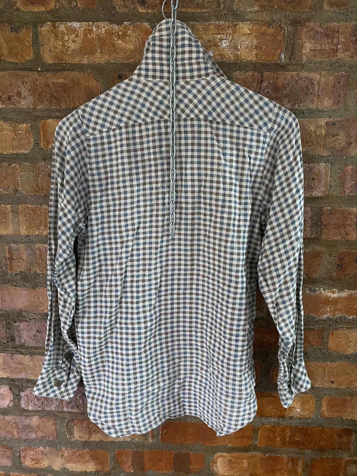 20471120 × Beauty Beast 90s Beauty: Beast high collar check shirt Size US M / EU 48-50 / 2 - 10 Thumbnail
