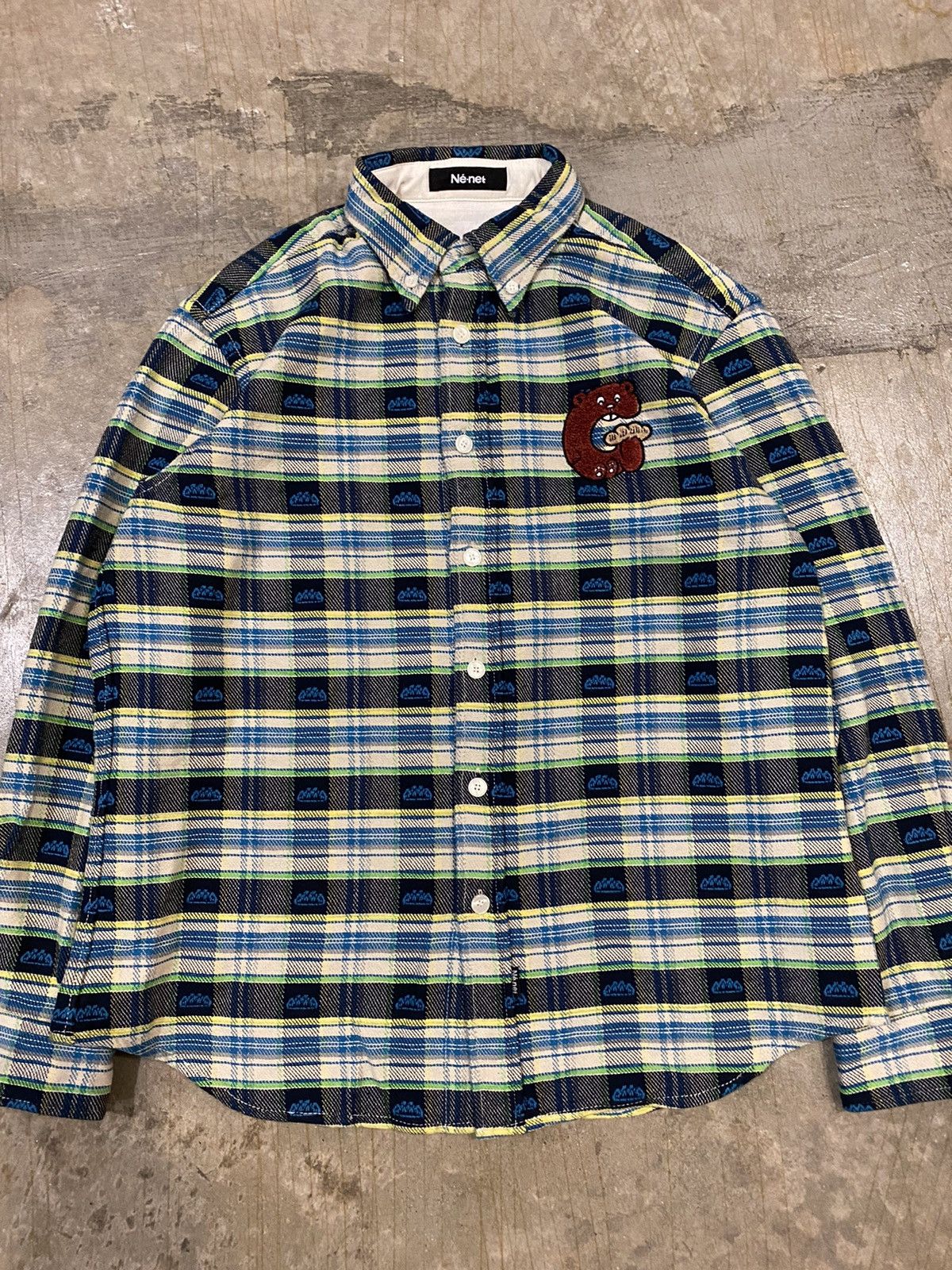 Ne-Net Ne-Net heavy jacquard overshirt Size US M / EU 48-50 / 2 - 3 Thumbnail