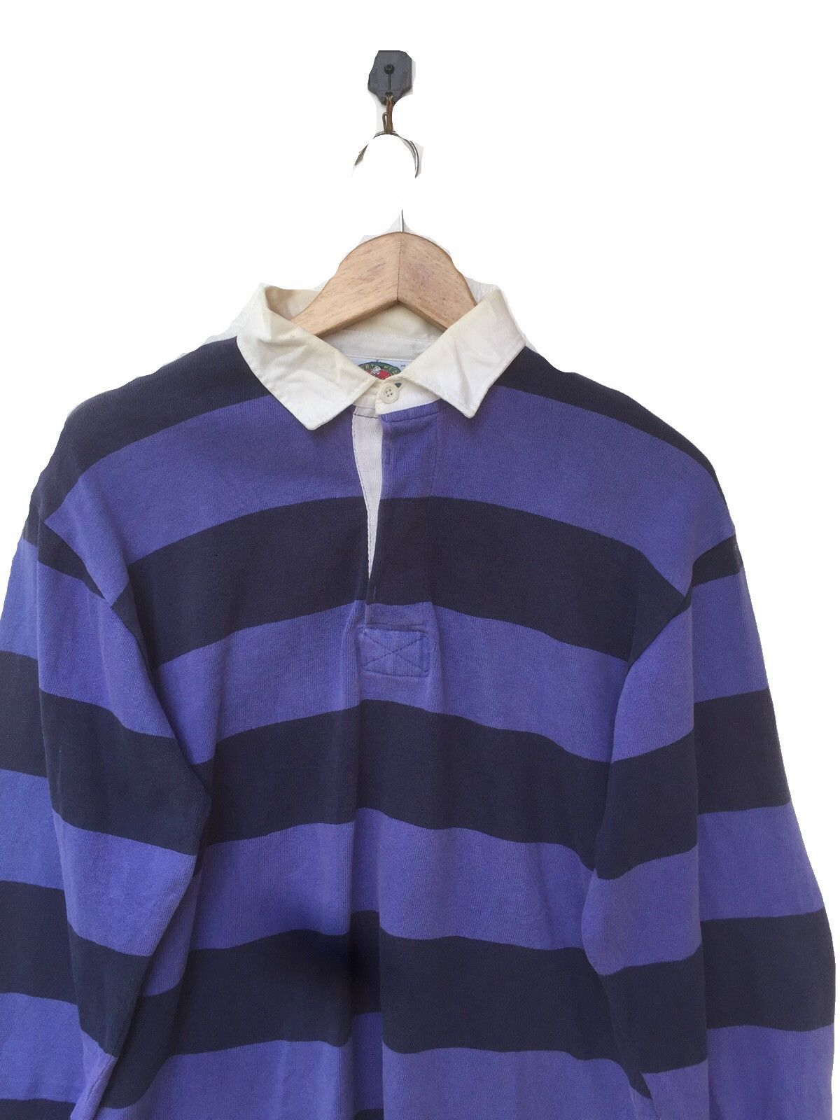NFL × Vintage RARE BARBARIAN RUGBY WEAR HALF BUTTON CREWNECK Size US M / EU 48-50 / 2 - 2 Thumbnail