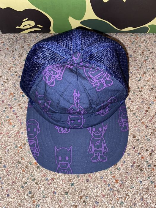 Bape A Bathing Ape Bape x DC Comics Milo Character Cap Hat Purple