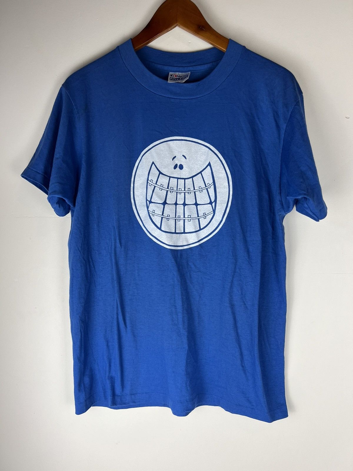 Hanes Vintage My orthodontist is straightening me out! Tee Size US M / EU 48-50 / 2 - 2 Thumbnail