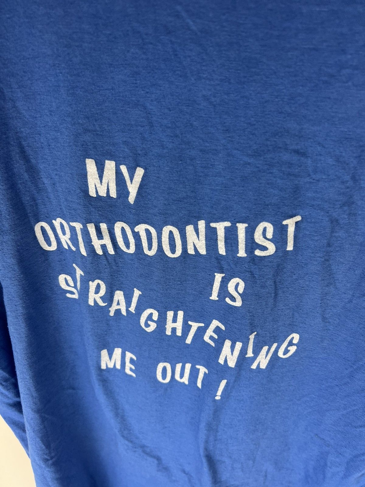 Hanes Vintage My orthodontist is straightening me out! Tee Size US M / EU 48-50 / 2 - 7 Thumbnail