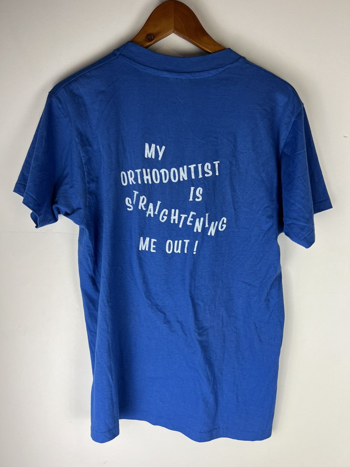 Hanes Vintage My orthodontist is straightening me out! Tee Size US M / EU 48-50 / 2 - 1 Thumbnail
