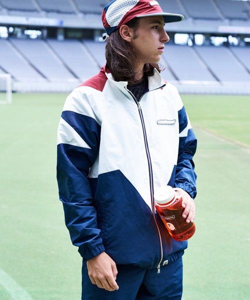 A Bathing Ape Bape Bapesta Track Jacket XXL WHITE