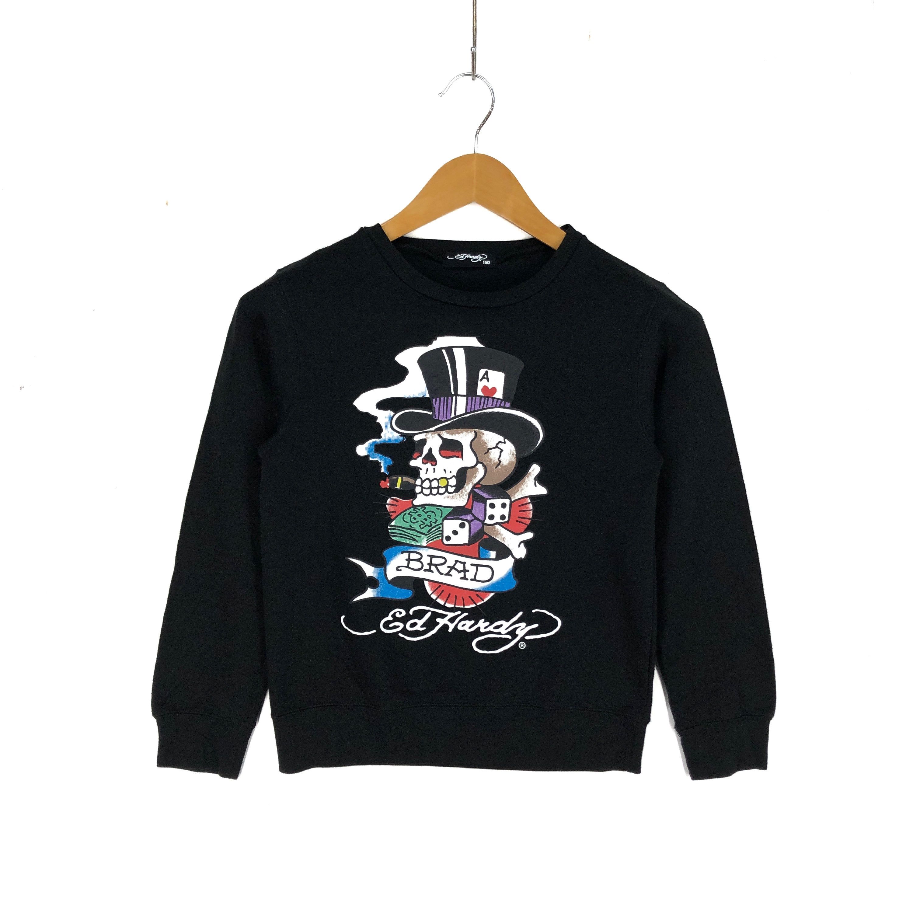 Ed Hardy ED HARDY Kids Crew Neck Sweatshirt #2489-87 Size US S / EU 44-46 / 1 - 1 Thumbnail