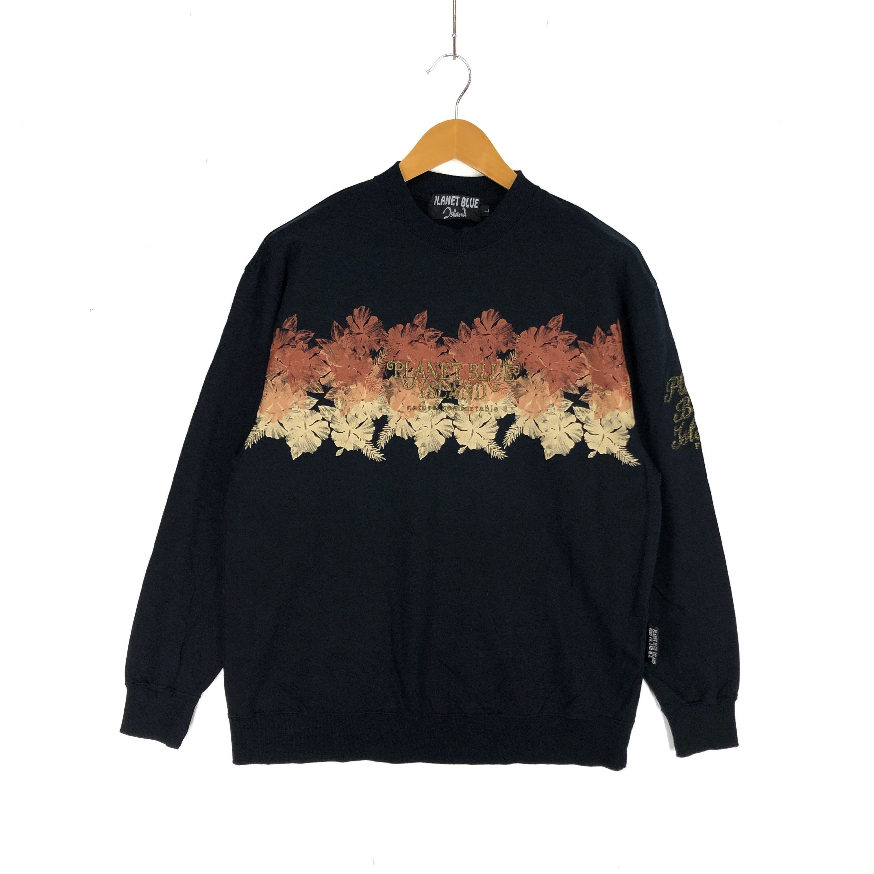 Other PLANET BLUE ISLAND Crew Neck Sweatshirt #2450-85 Size US M / EU 48-50 / 2 - 1 Thumbnail