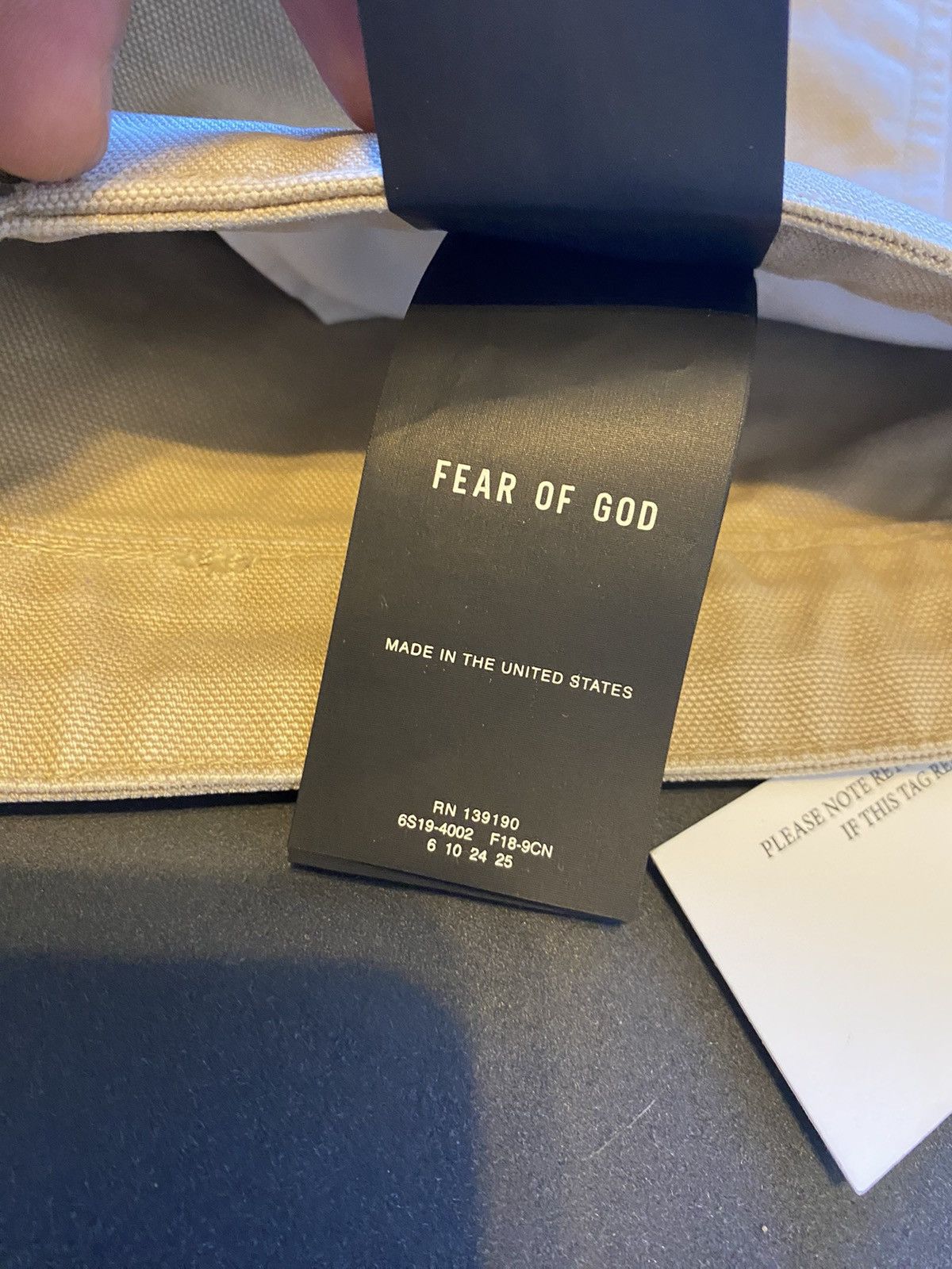 Fear of God FEAR OF GOD Nylon Double Front Work Pant Size US 34 / EU 50 - 5 Thumbnail