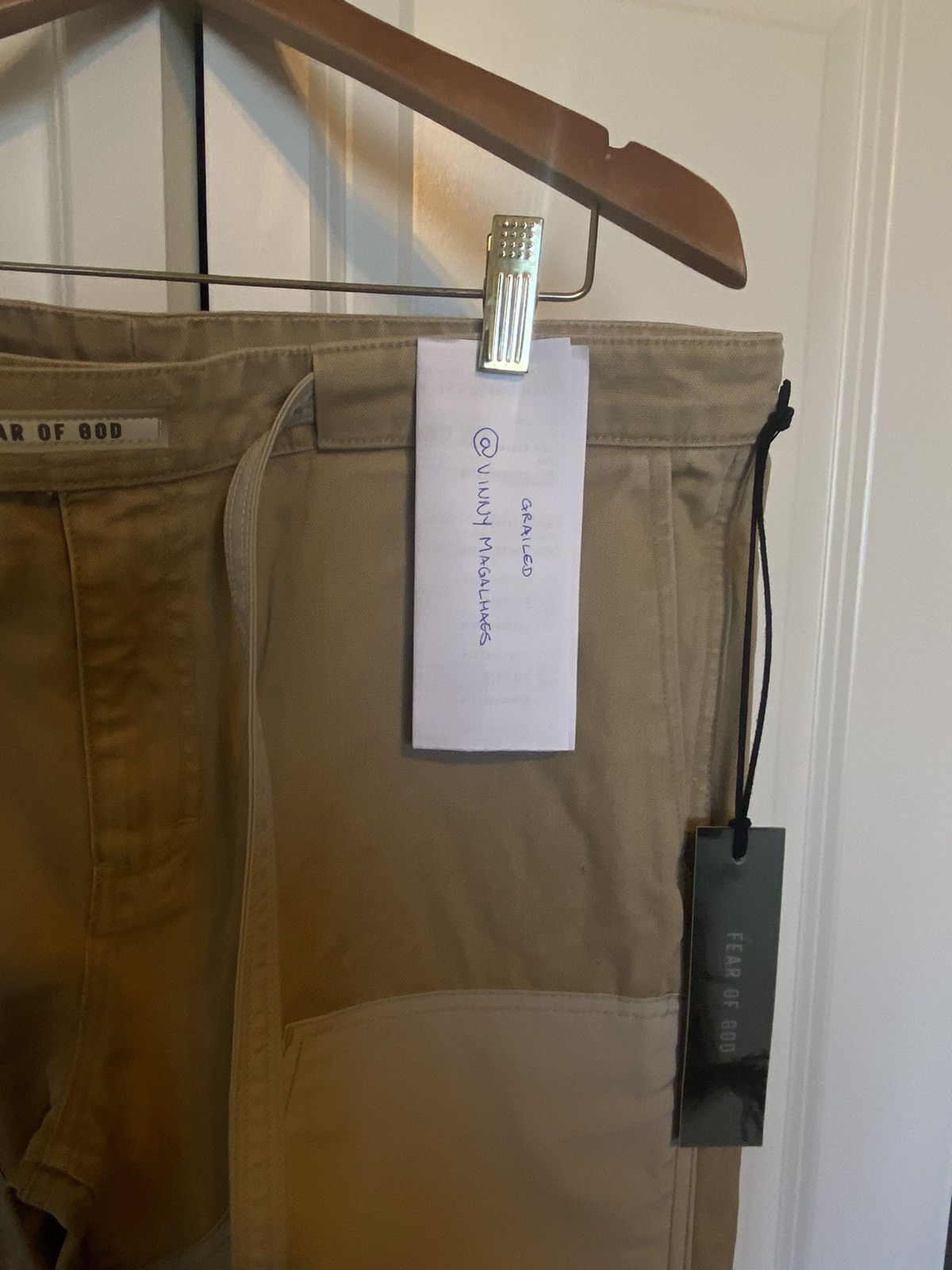 Fear of God FEAR OF GOD Nylon Double Front Work Pant Size US 34 / EU 50 - 2 Thumbnail