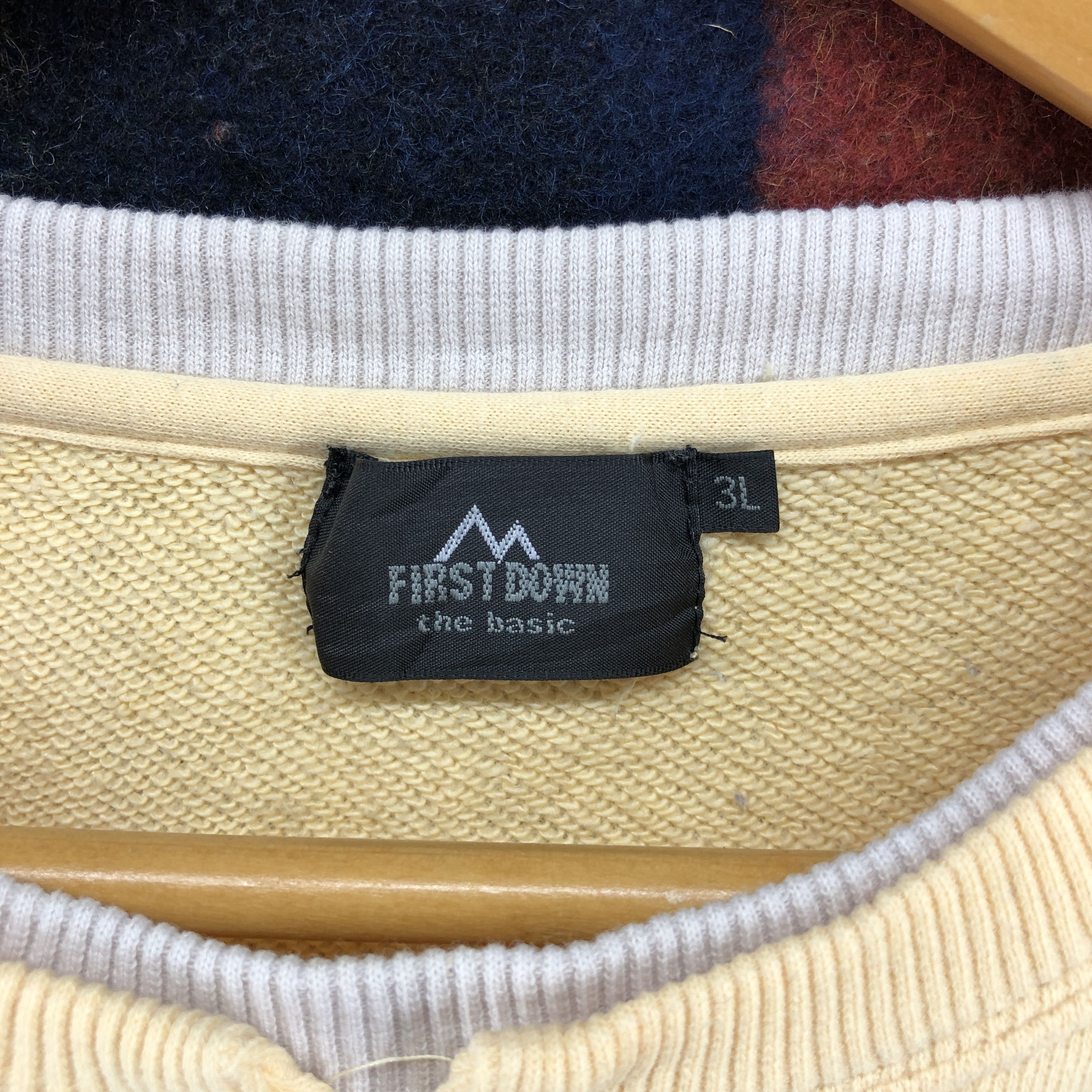 Other FIRST DOWN Crew Neck Sweatshirt #0237/K Size US XXL / EU 58 / 5 - 5 Thumbnail