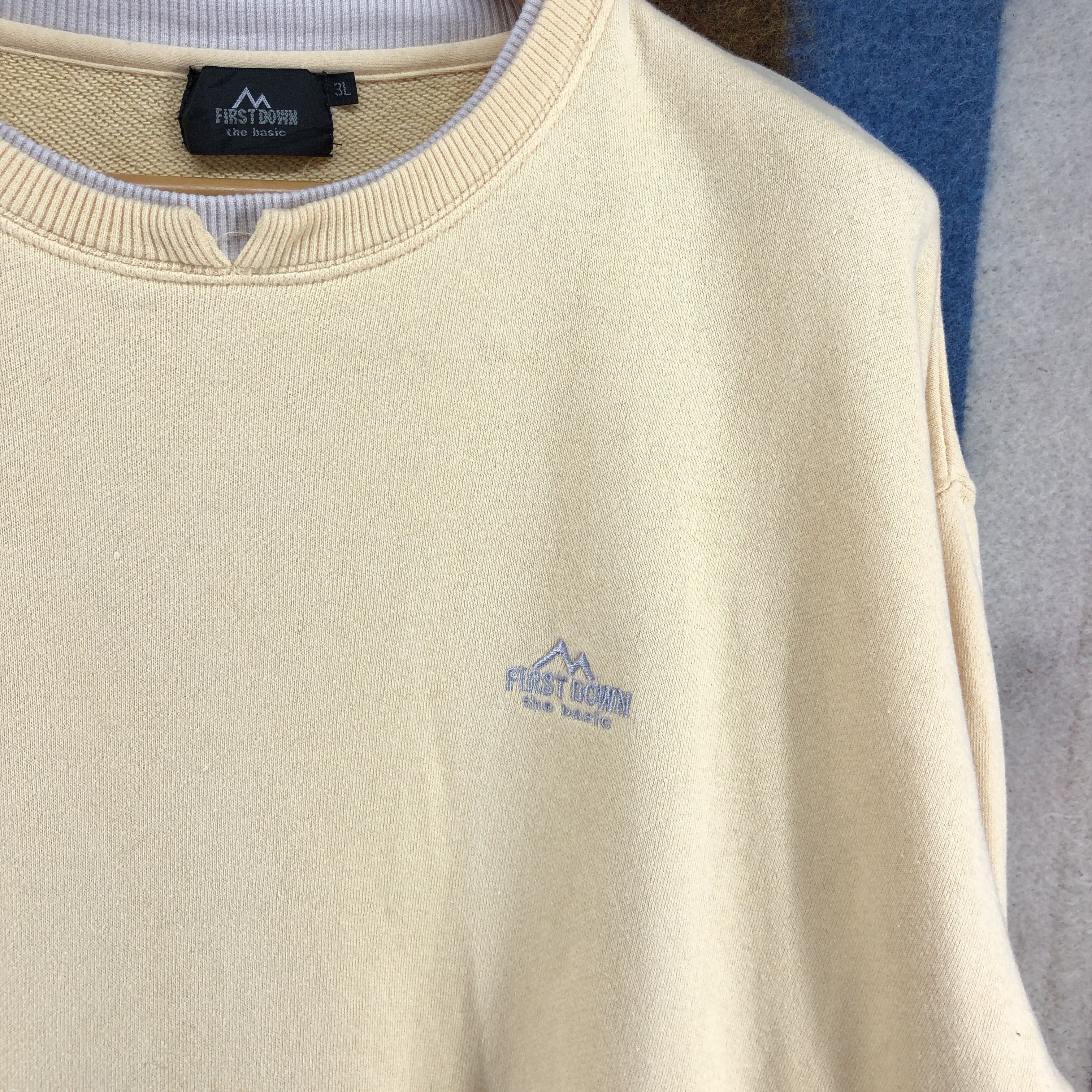 Other FIRST DOWN Crew Neck Sweatshirt #0237/K Size US XXL / EU 58 / 5 - 2 Thumbnail
