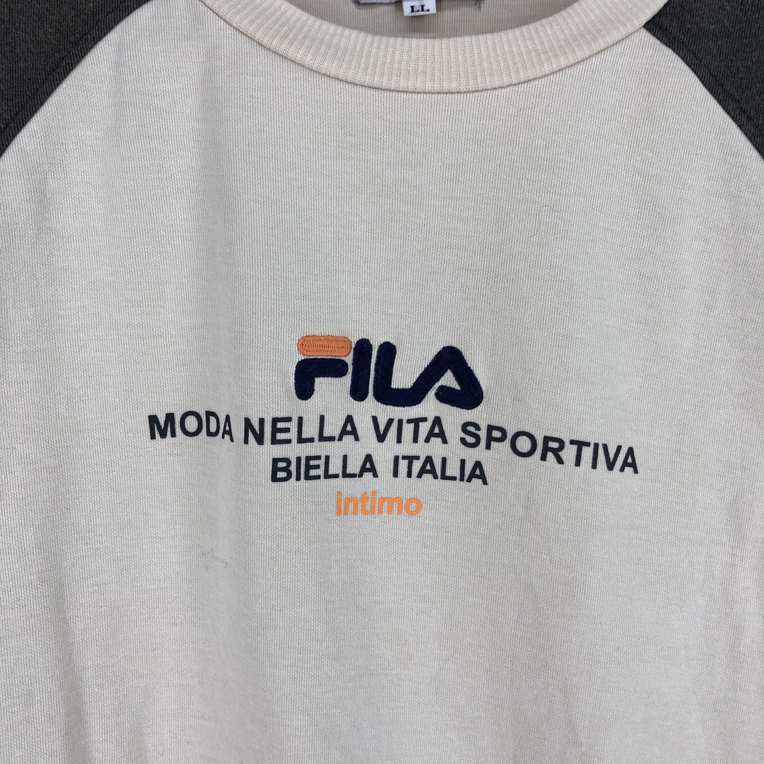 Fila FILA ITALIA Crew Neck Sweatshirt #2174-75 Size US L / EU 52-54 / 3 - 2 Thumbnail