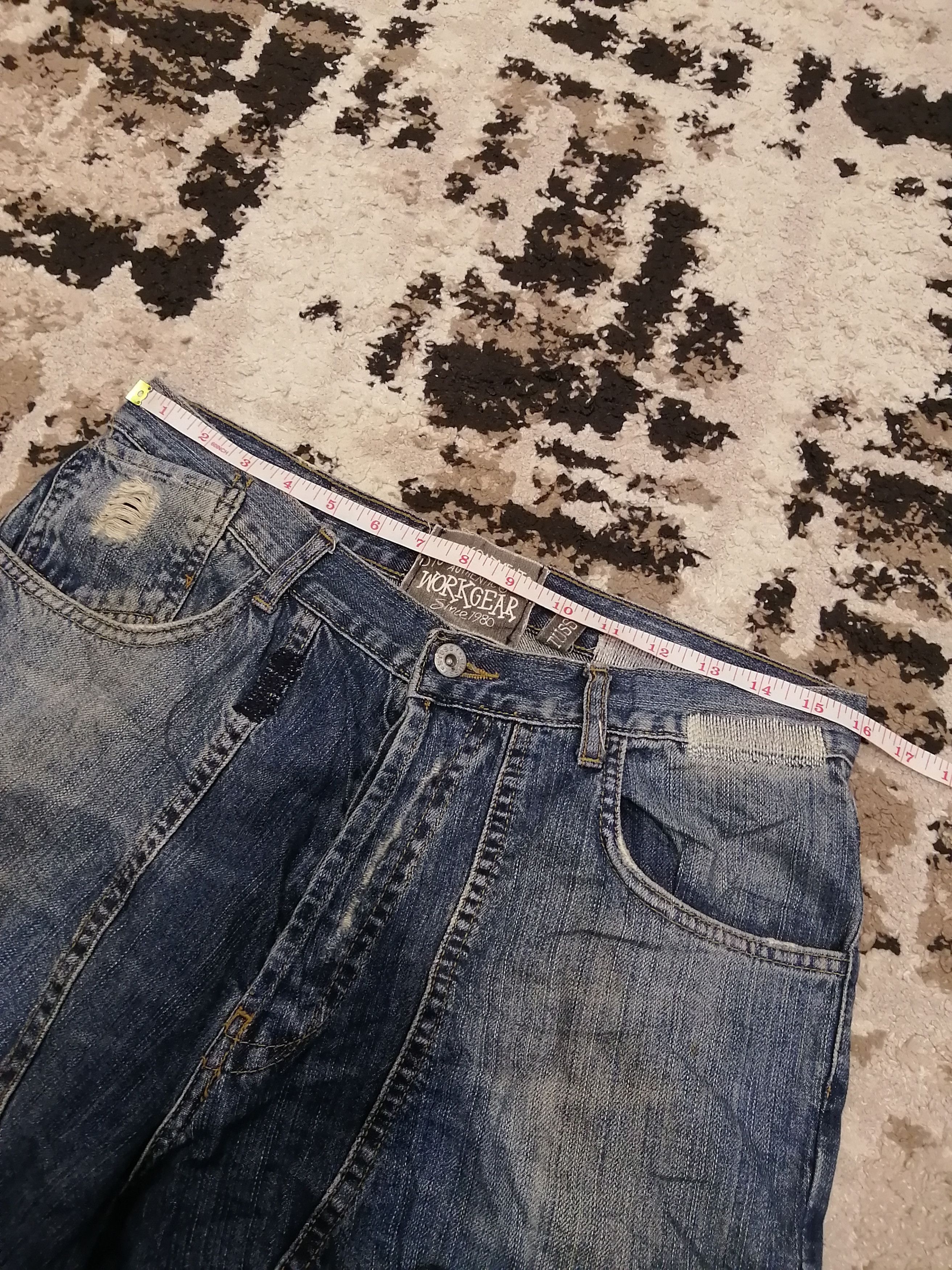 Stussy Stussy Workgear Reworked Distressed Jeans - Size 32 Size US 32 / EU 48 - 18 Thumbnail
