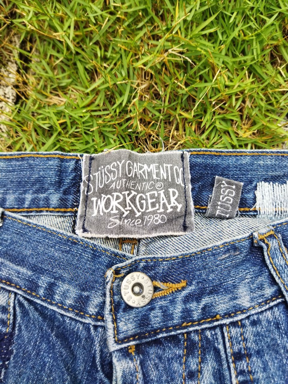 Stussy Stussy Workgear Reworked Distressed Jeans - Size 32 Size US 32 / EU 48 - 6 Thumbnail