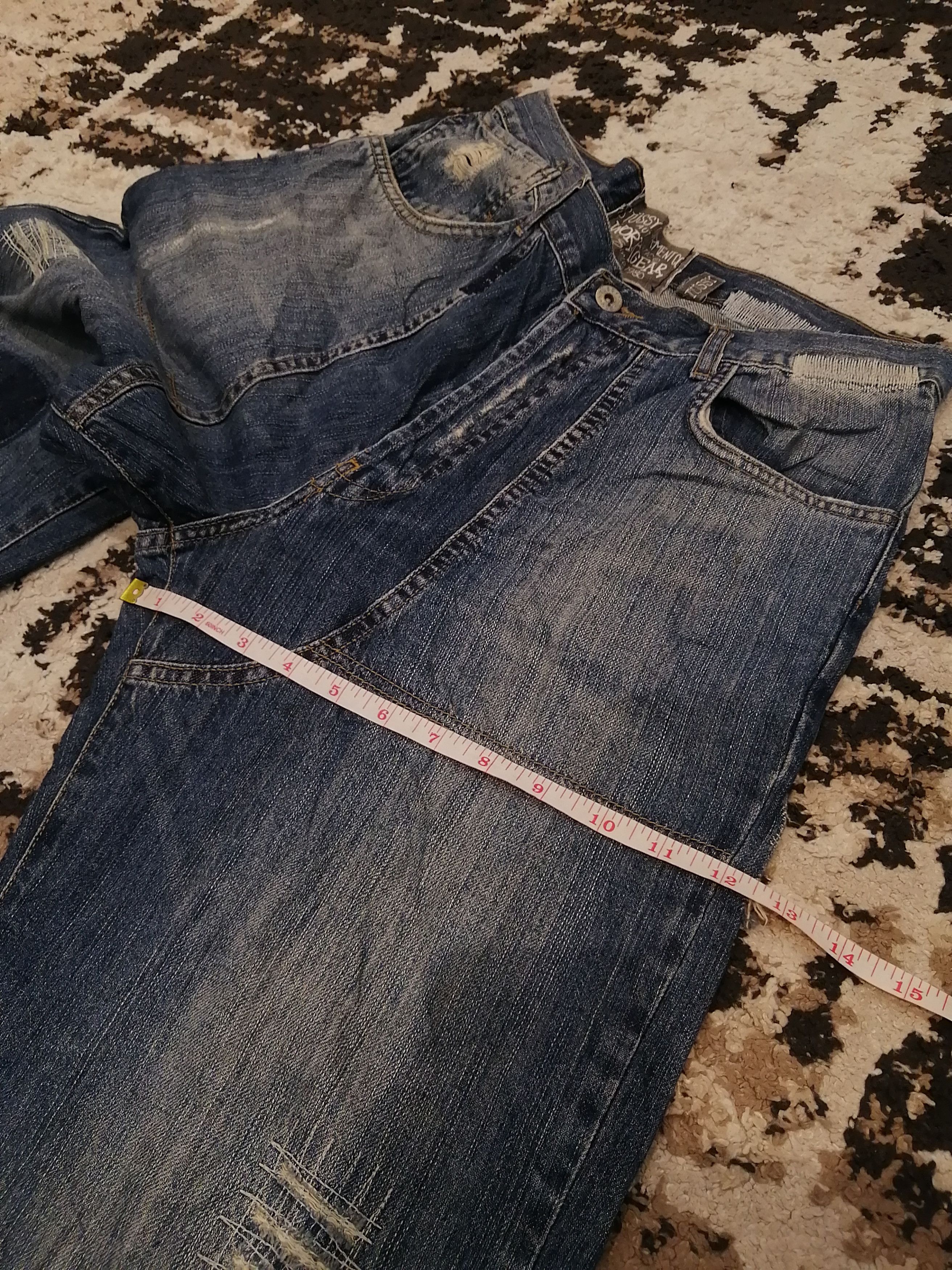 Stussy Stussy Workgear Reworked Distressed Jeans - Size 32 Size US 32 / EU 48 - 12 Thumbnail