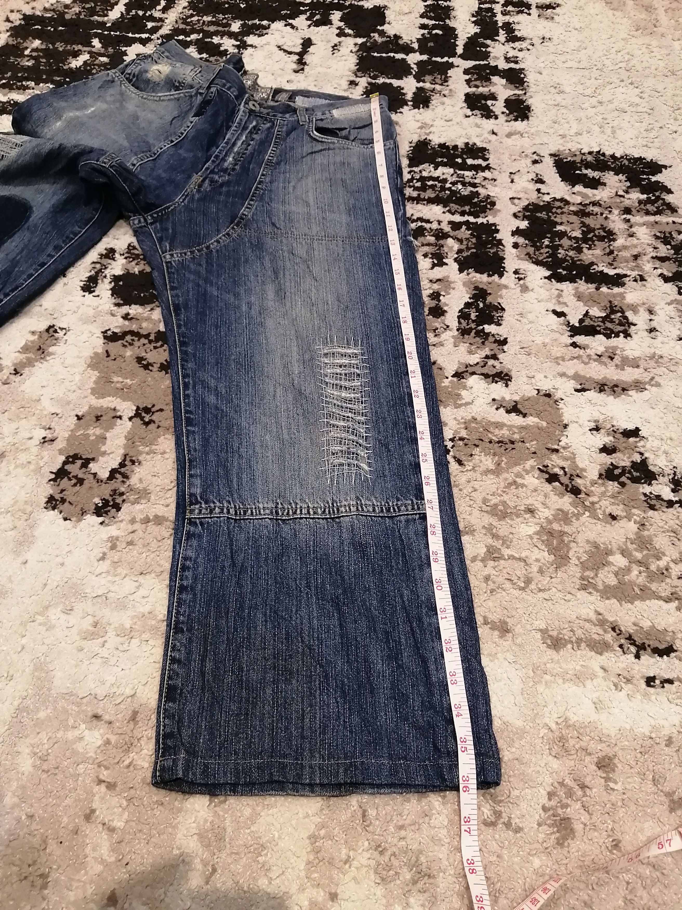 Stussy Stussy Workgear Reworked Distressed Jeans - Size 32 Size US 32 / EU 48 - 15 Thumbnail