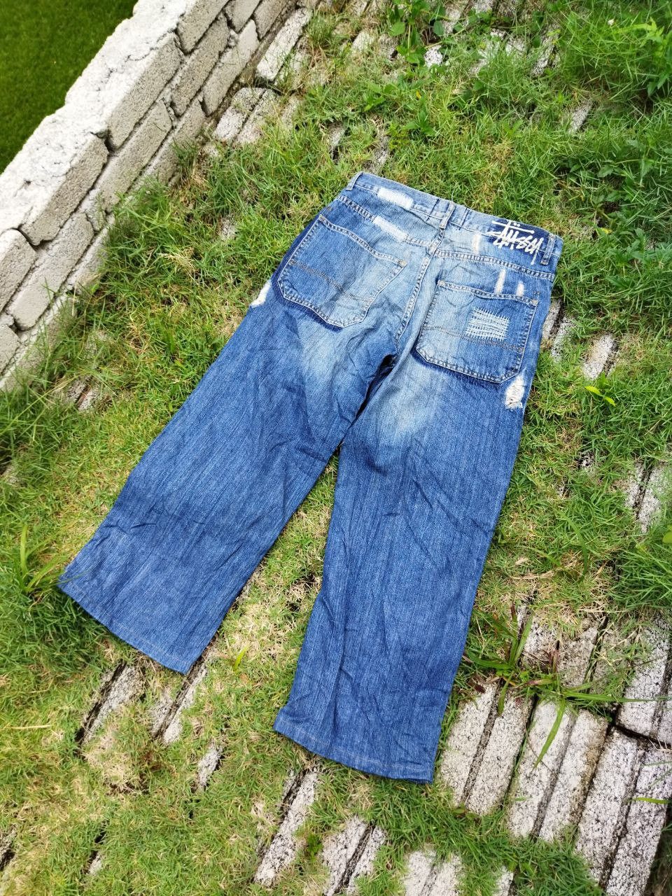 Stussy Stussy Workgear Reworked Distressed Jeans - Size 32 Size US 32 / EU 48 - 10 Thumbnail