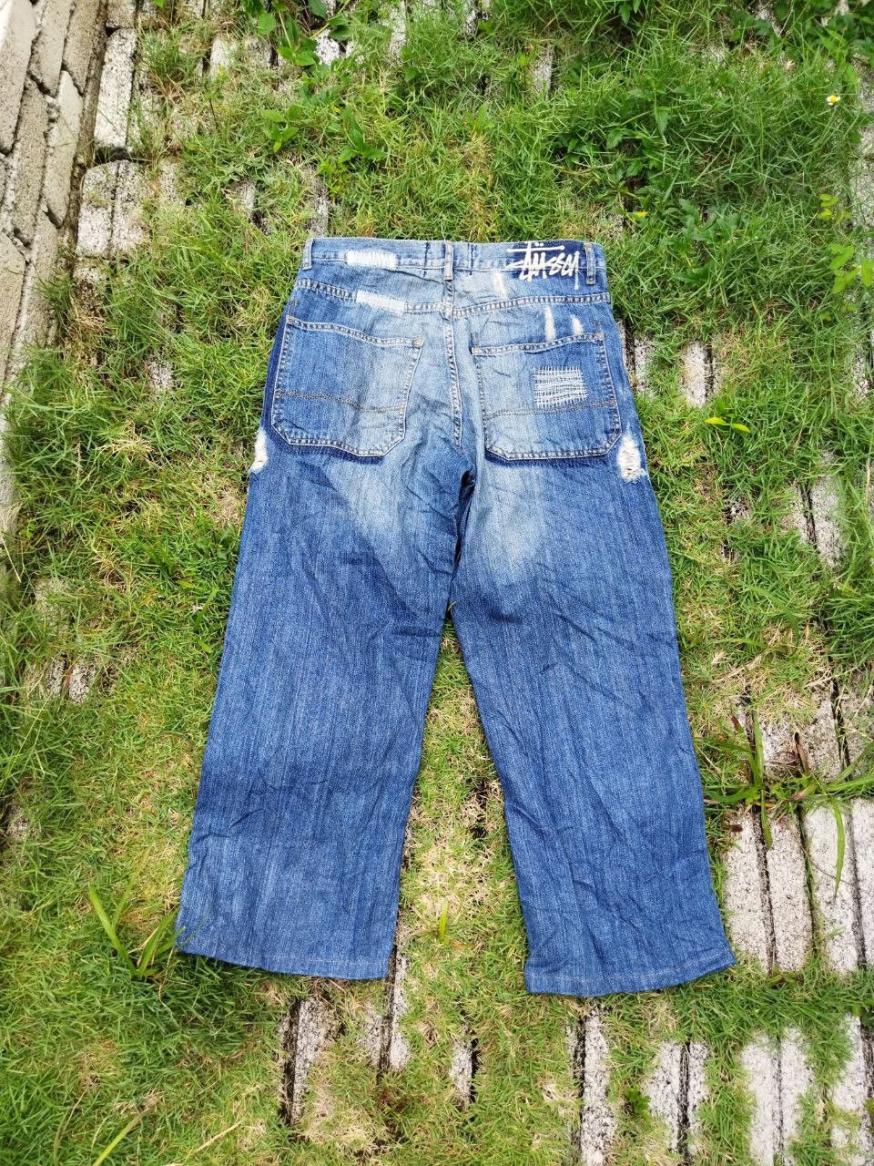 Stussy Stussy Workgear Reworked Distressed Jeans - Size 32 Size US 32 / EU 48 - 9 Thumbnail