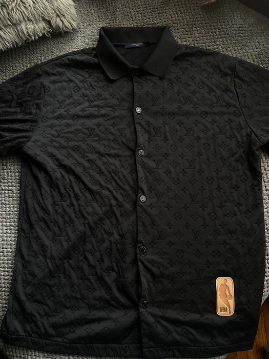 Louis Vuitton x NBA Monogram Buttoned Shirt Black 