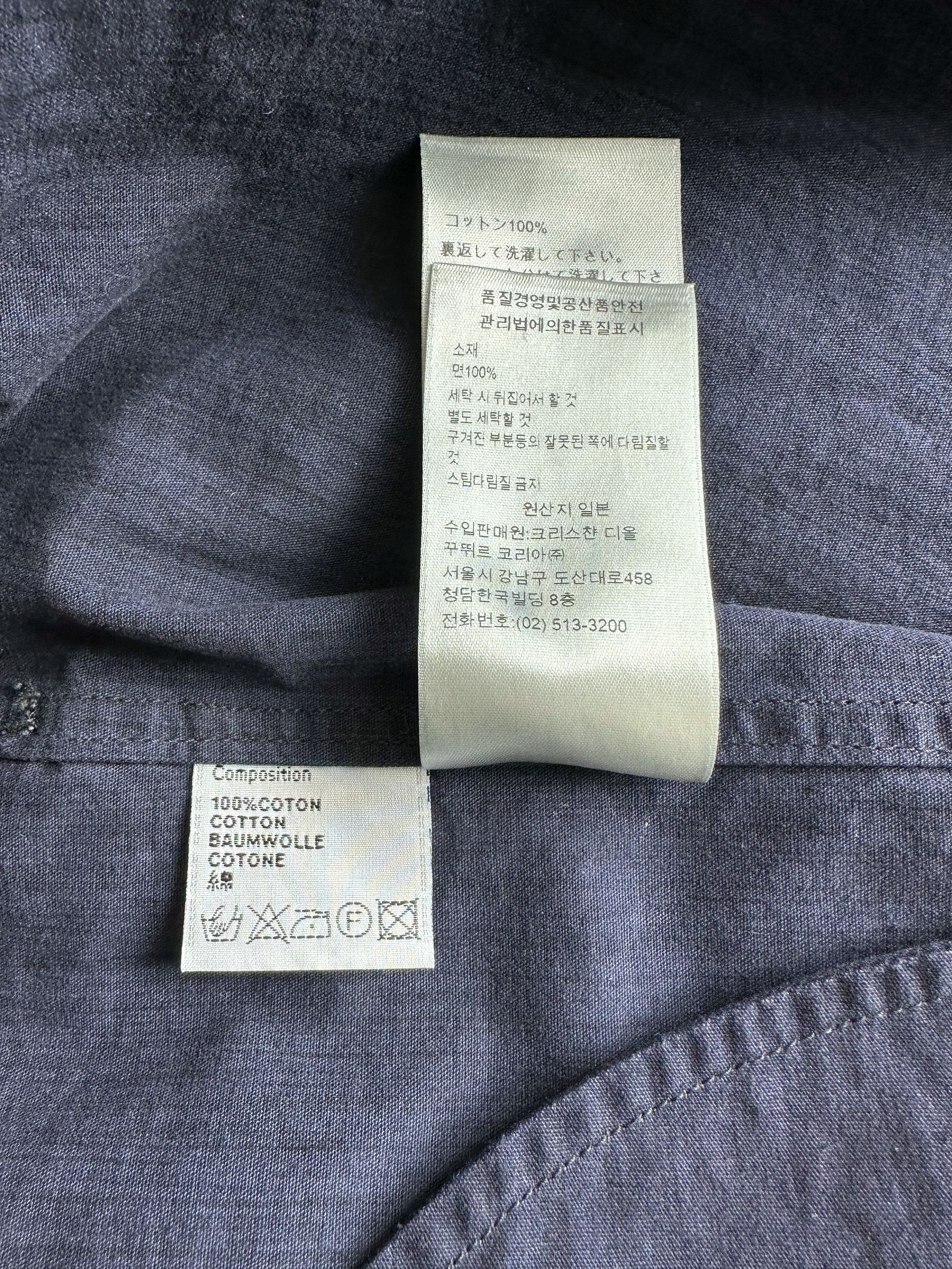 Dior Dior Blue Oblique Zip Up Jacket Size US L / EU 52-54 / 3 - 7 Thumbnail