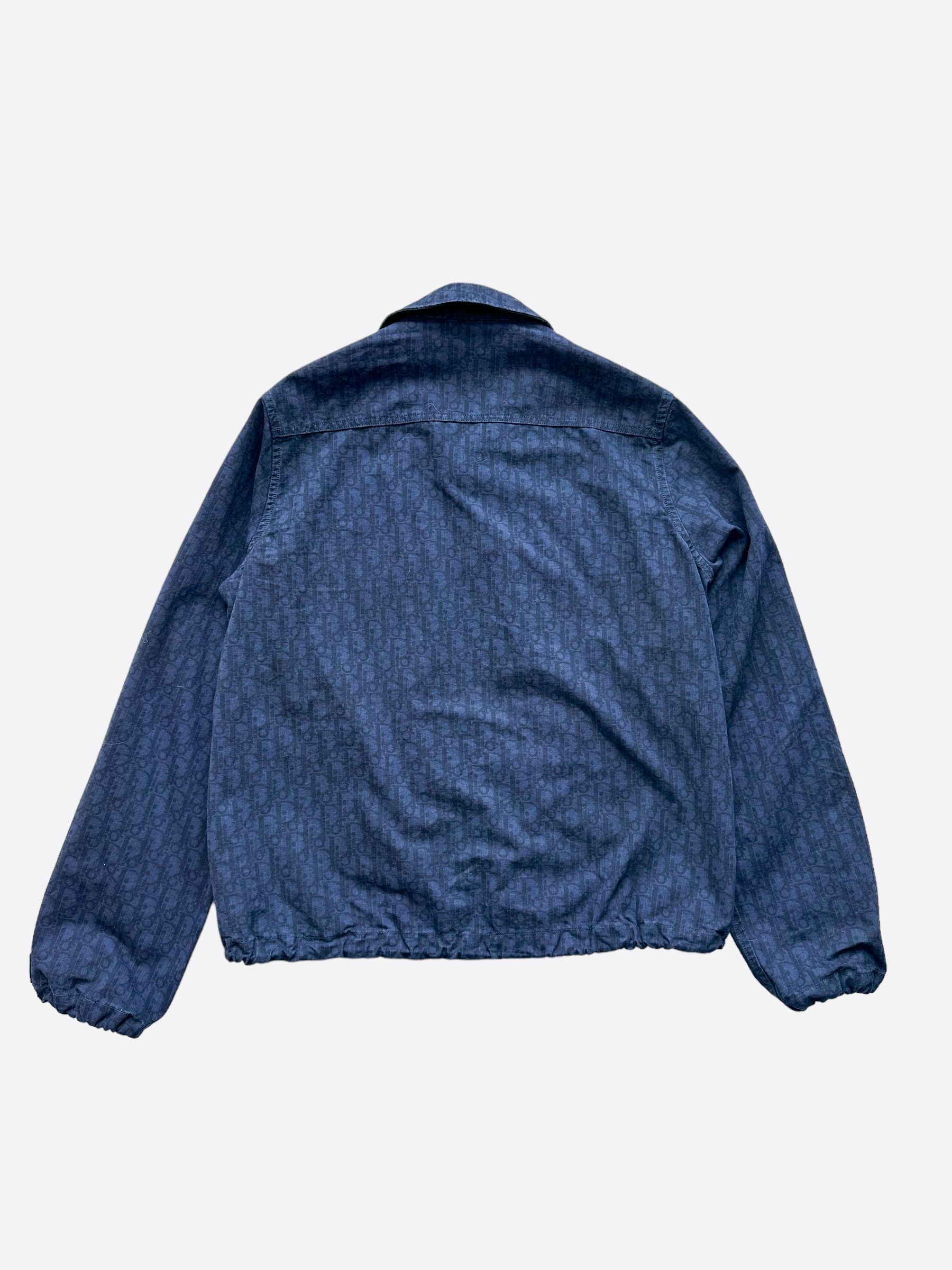 Dior Dior Blue Oblique Zip Up Jacket Size US L / EU 52-54 / 3 - 2 Thumbnail