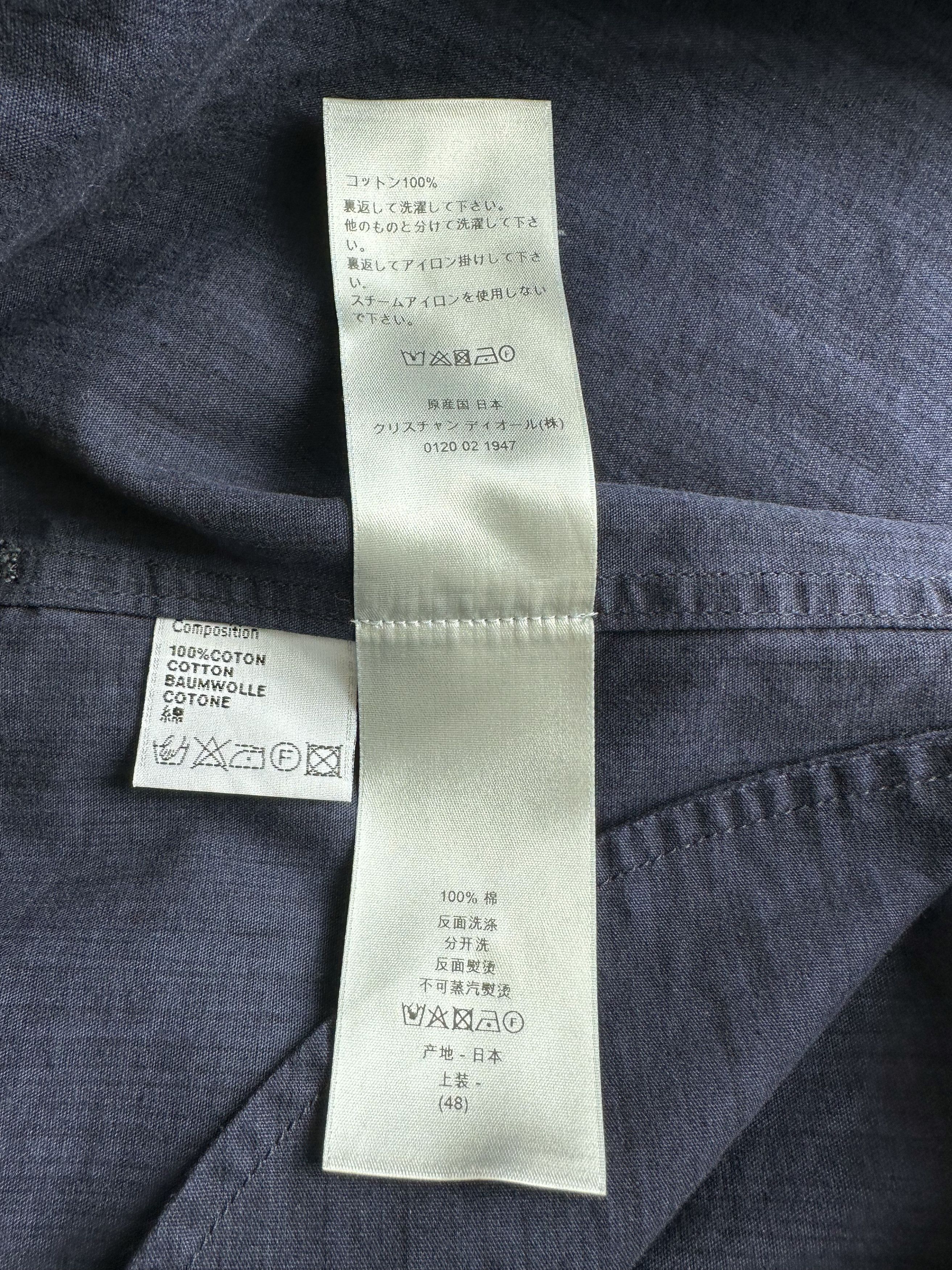 Dior Dior Blue Oblique Zip Up Jacket Size US L / EU 52-54 / 3 - 6 Thumbnail