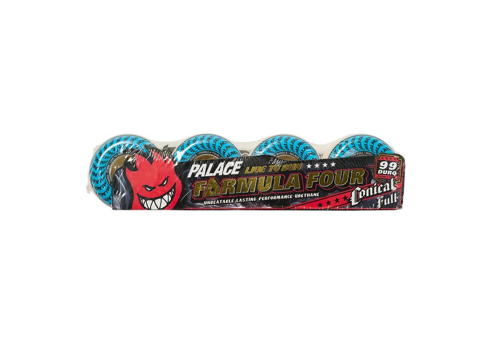 Palace Supreme®/Spitfire® Shop Wheels (Set of 4) in Black - 53mm