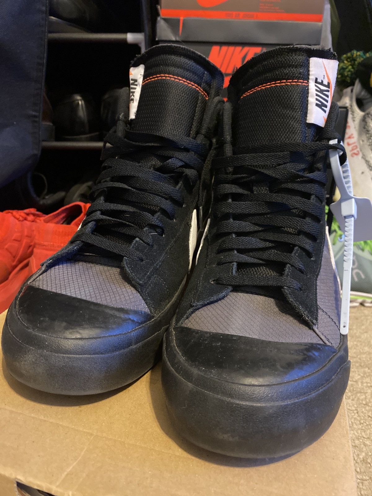 Nike × Off-White Nike X Off-White The 10: Blazer Mid "Grim Reaper" sneakers Size US 13 / EU 46 - 8 Thumbnail