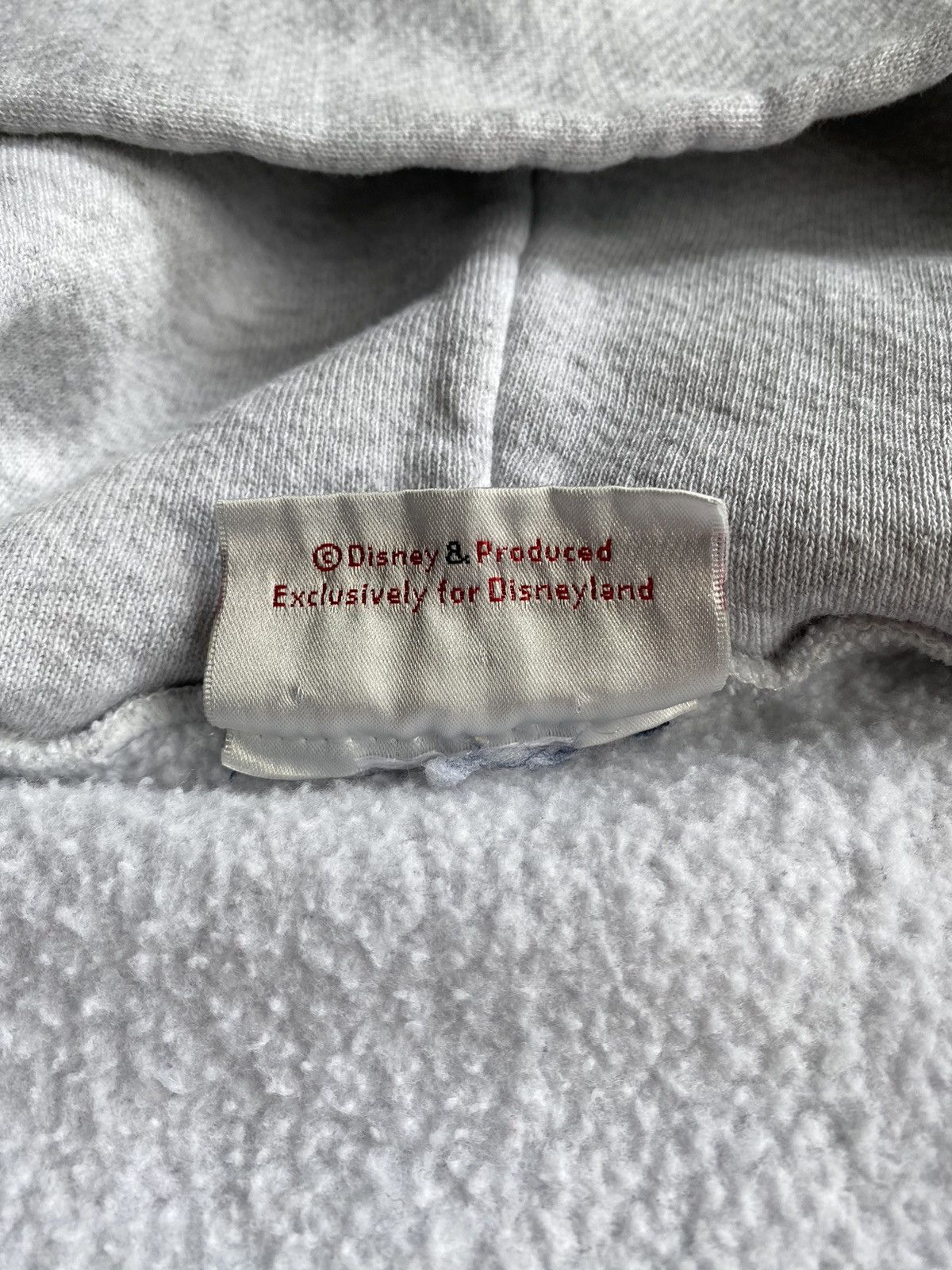 Disney × Mickey Mouse × Vintage Vintage Mickey Mouse Disneyland Full Zip Hoodie Grey Medium Size US M / EU 48-50 / 2 - 8 Thumbnail
