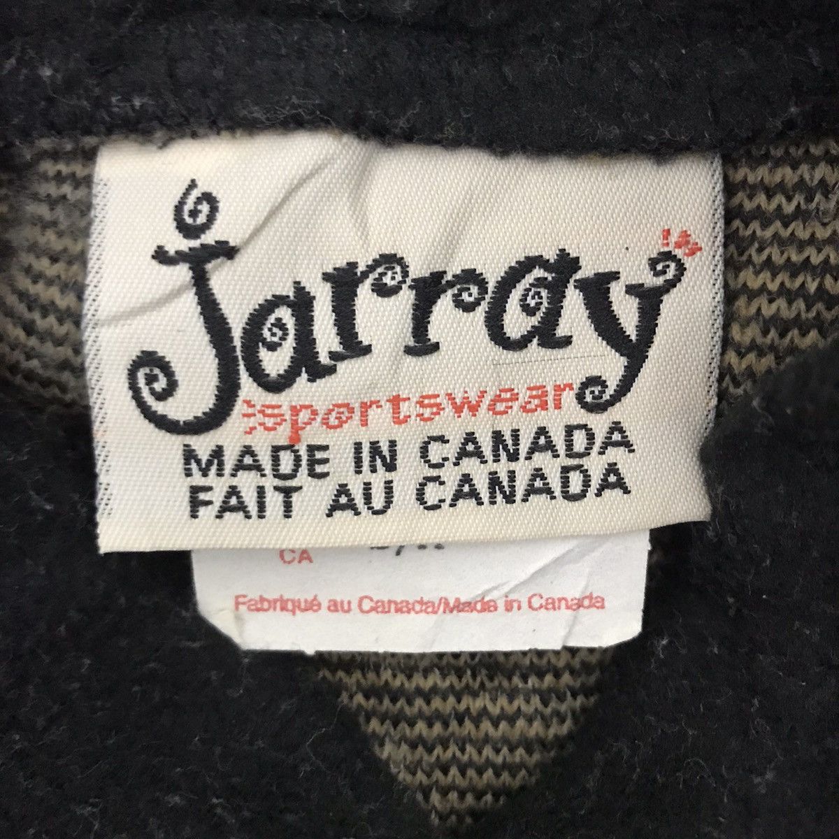 Vintage Vintage JARRAY SPORTSWEAR Canada Fleece Button Sweatshirt Size US M / EU 48-50 / 2 - 5 Thumbnail