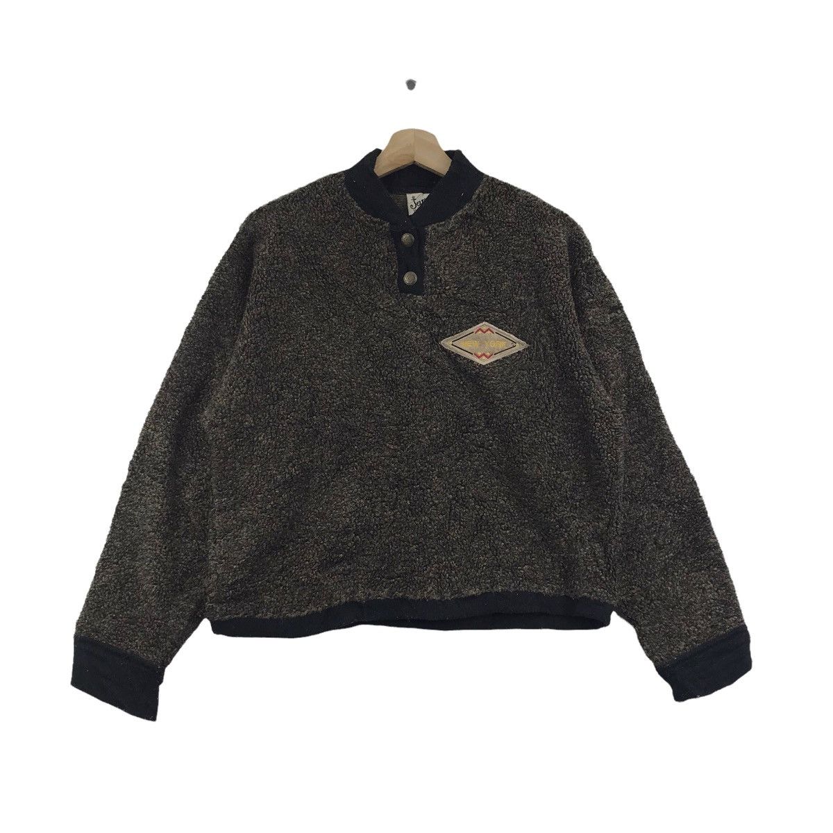 Vintage Vintage JARRAY SPORTSWEAR Canada Fleece Button Sweatshirt Size US M / EU 48-50 / 2 - 1 Thumbnail