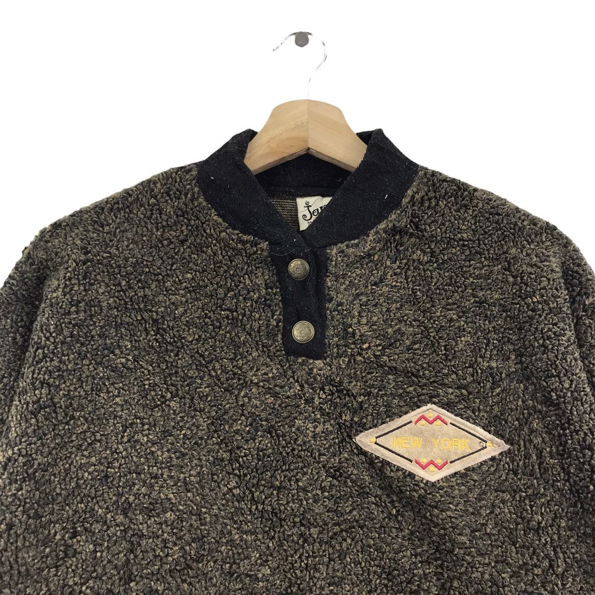 Vintage Vintage JARRAY SPORTSWEAR Canada Fleece Button Sweatshirt Size US M / EU 48-50 / 2 - 2 Thumbnail